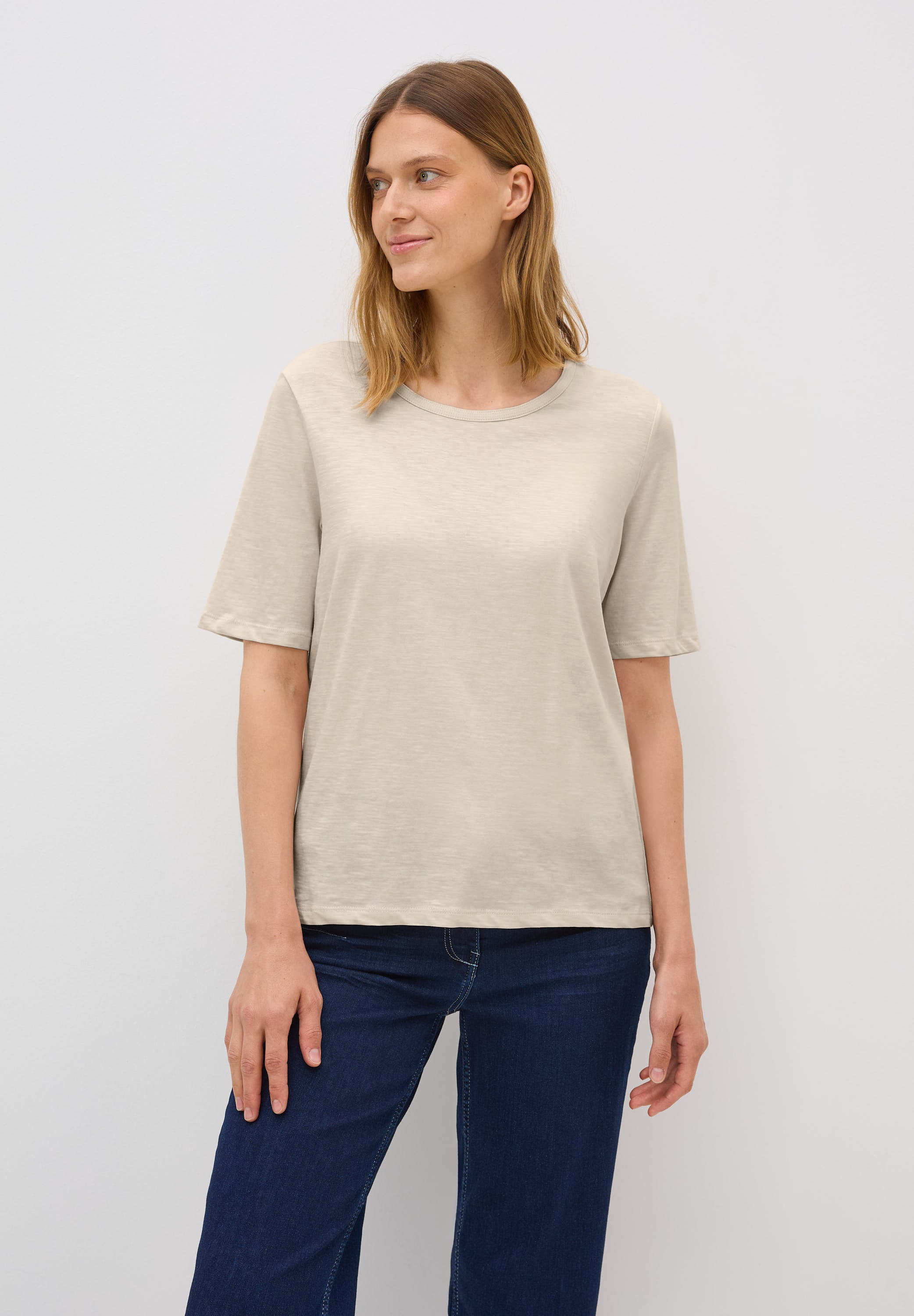 Cecil T-Shirt, aus reiner Baumwolle günstig online kaufen