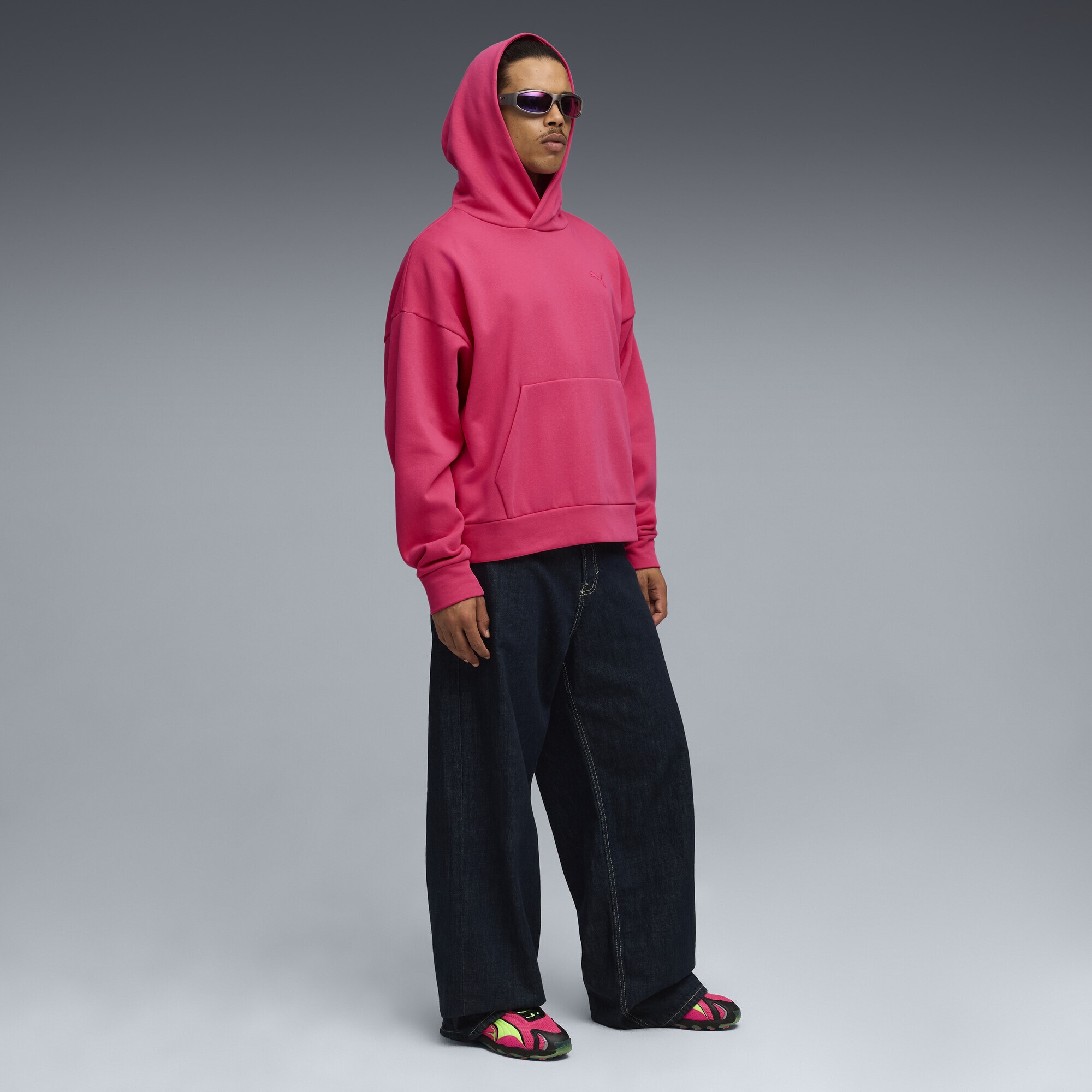 PUMA Hoodie »Wardrobe Essentials Boxy Fleece Hoodie Herren«