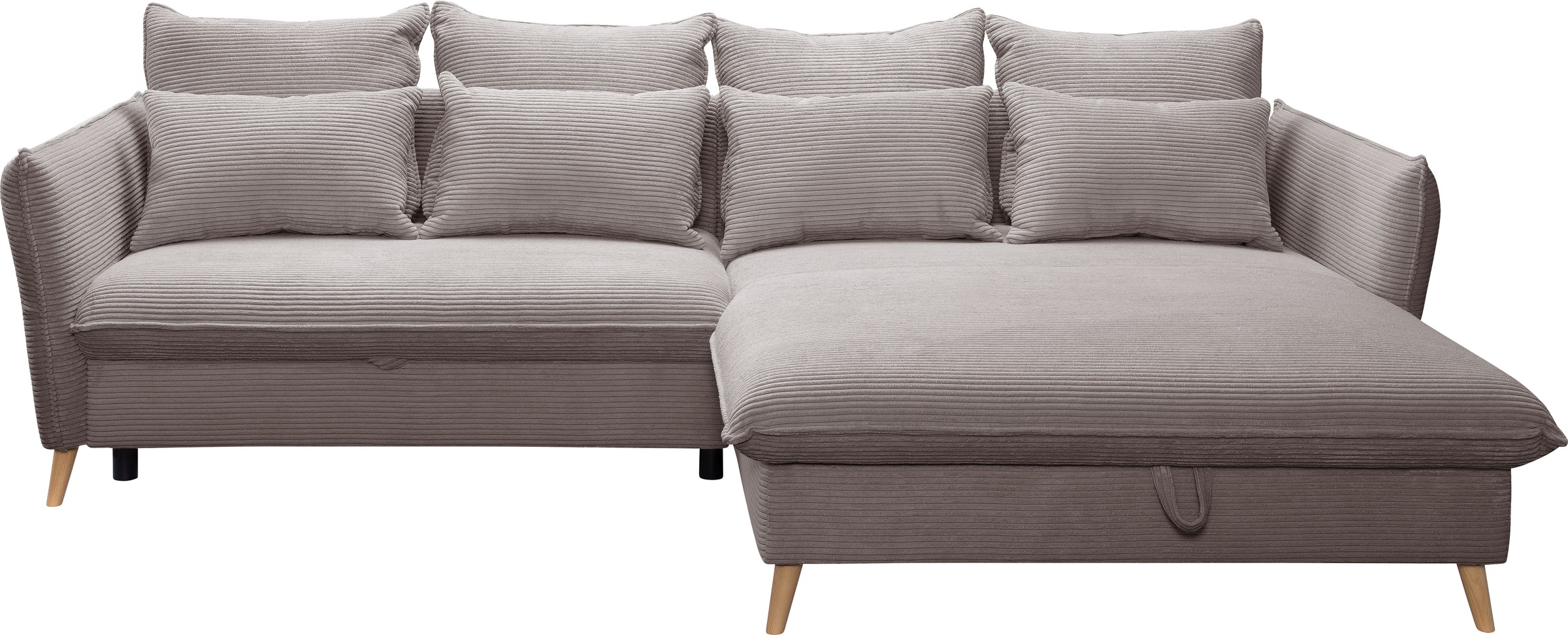 exxpo - sofa fashion Ecksofa "WALPY, elegant & modern, bequem, schmale Arml günstig online kaufen