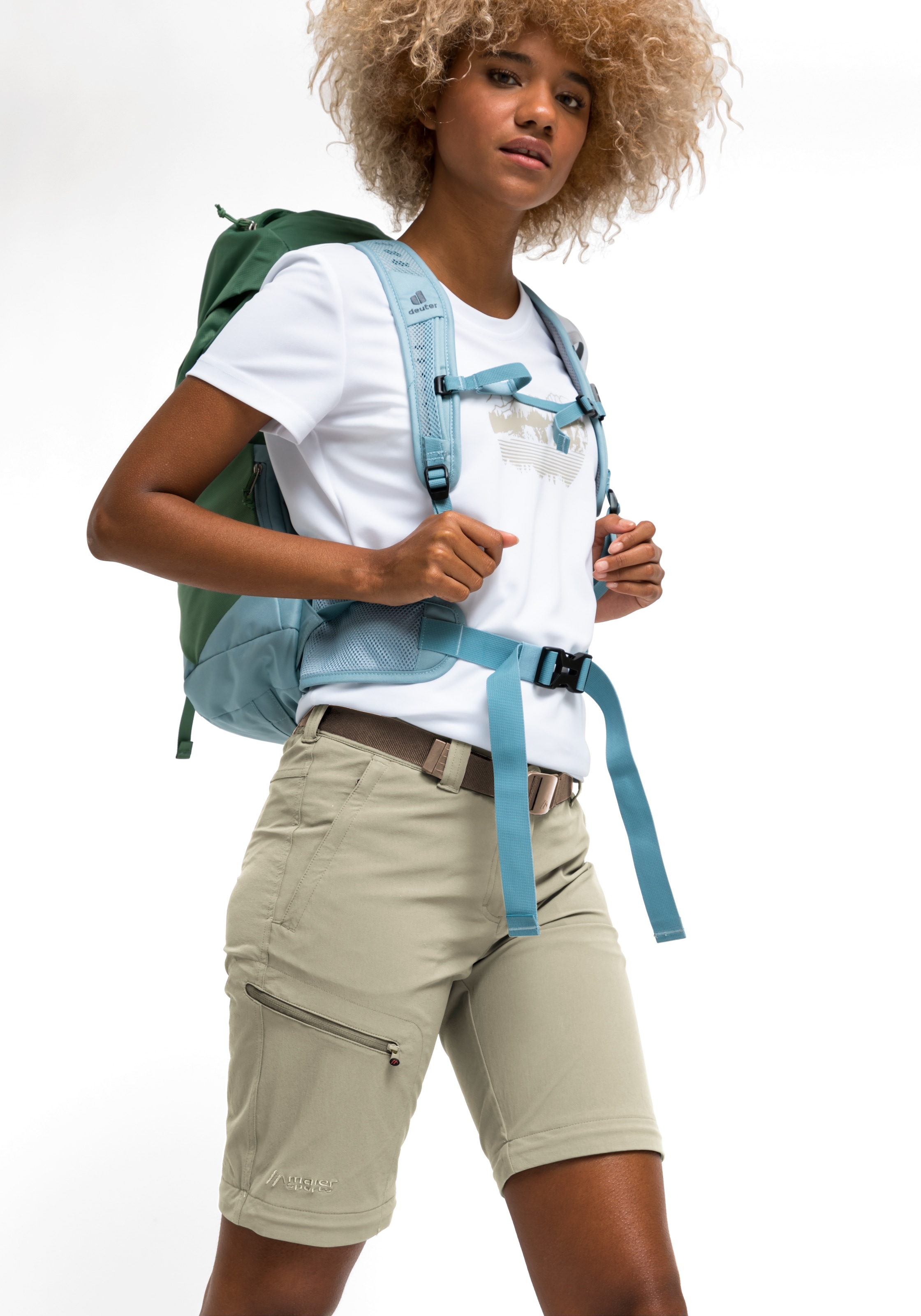 Maier Sports Funktionshose »Nata«, Damen Wanderhose, zipp-off Outdoor-Hose, 3 Taschen, Regular Fit