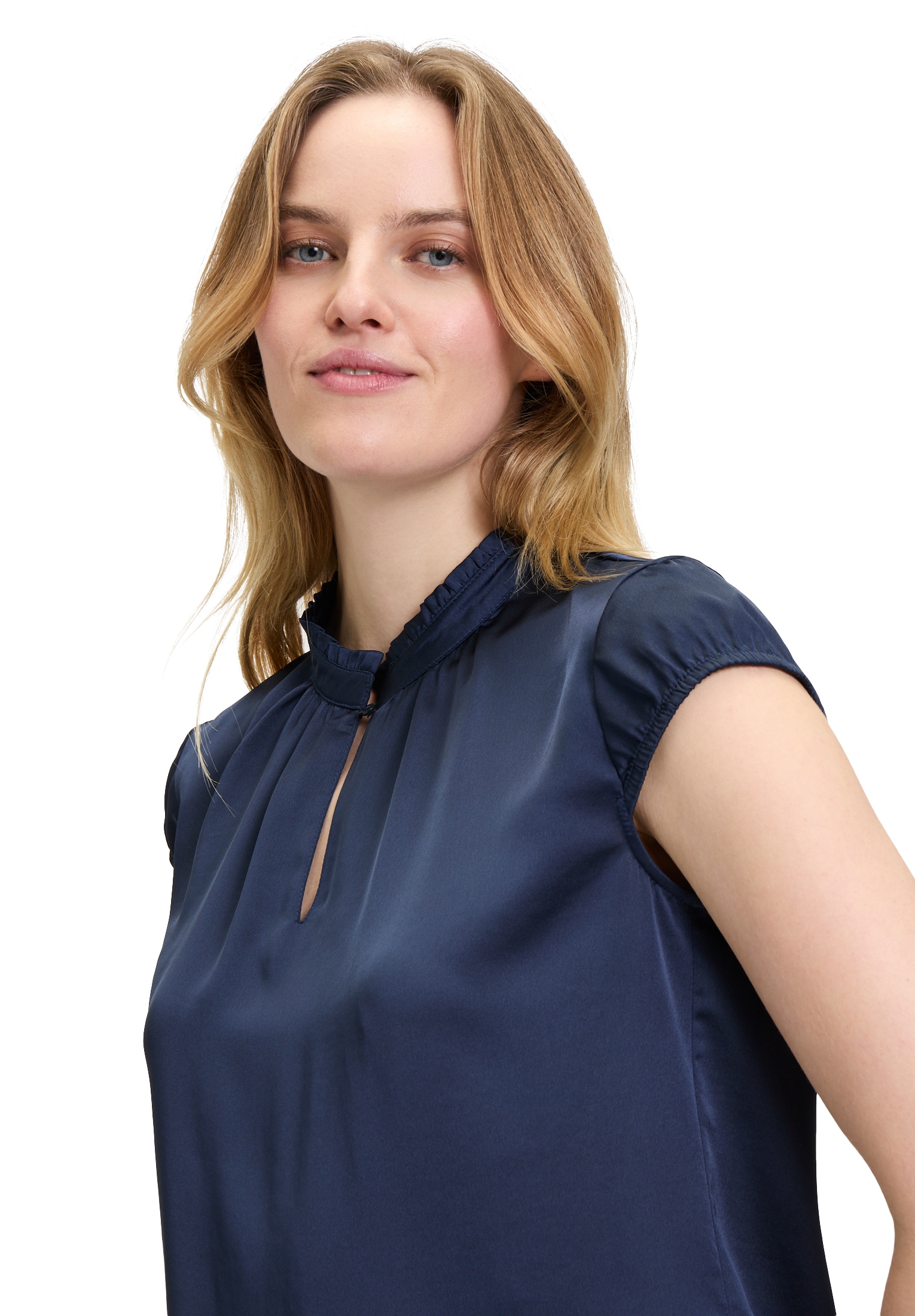 Betty&Co Schlupfbluse »Betty & Co Damen Schlupfbluse kurzarm«