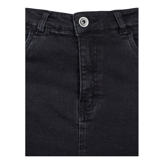 URBAN CLASSICS Jerseyrock »Damen Ladies Denim Lace Up Skirt«, (1 tlg.)  kaufen | BAUR