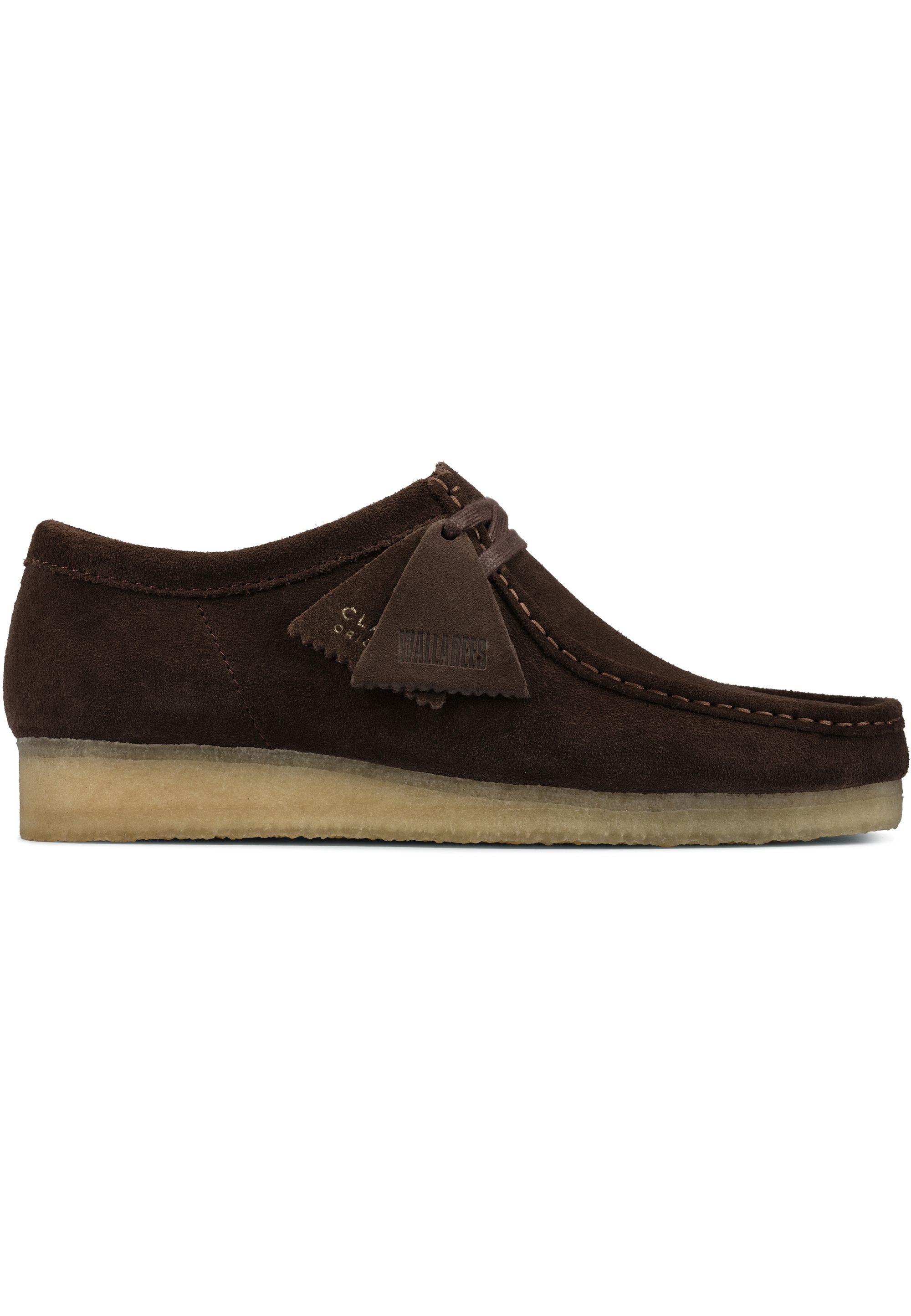Clarks Schnürschuh »Wallabee«, mit unnachahmlicher Kreppsohle