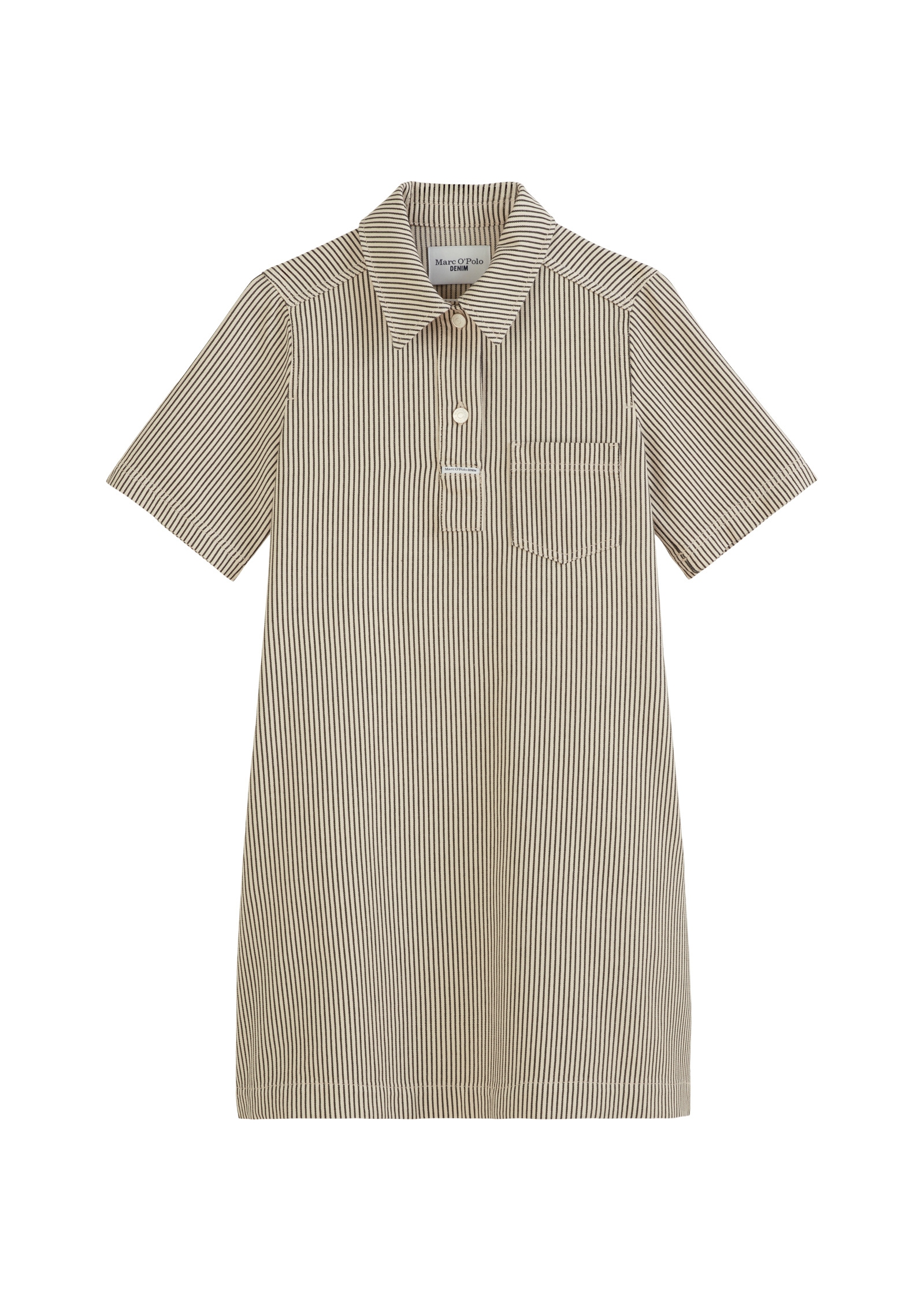 Marc O'Polo DENIM Jeanskleid »aus gestreiftem Organic Cotton«