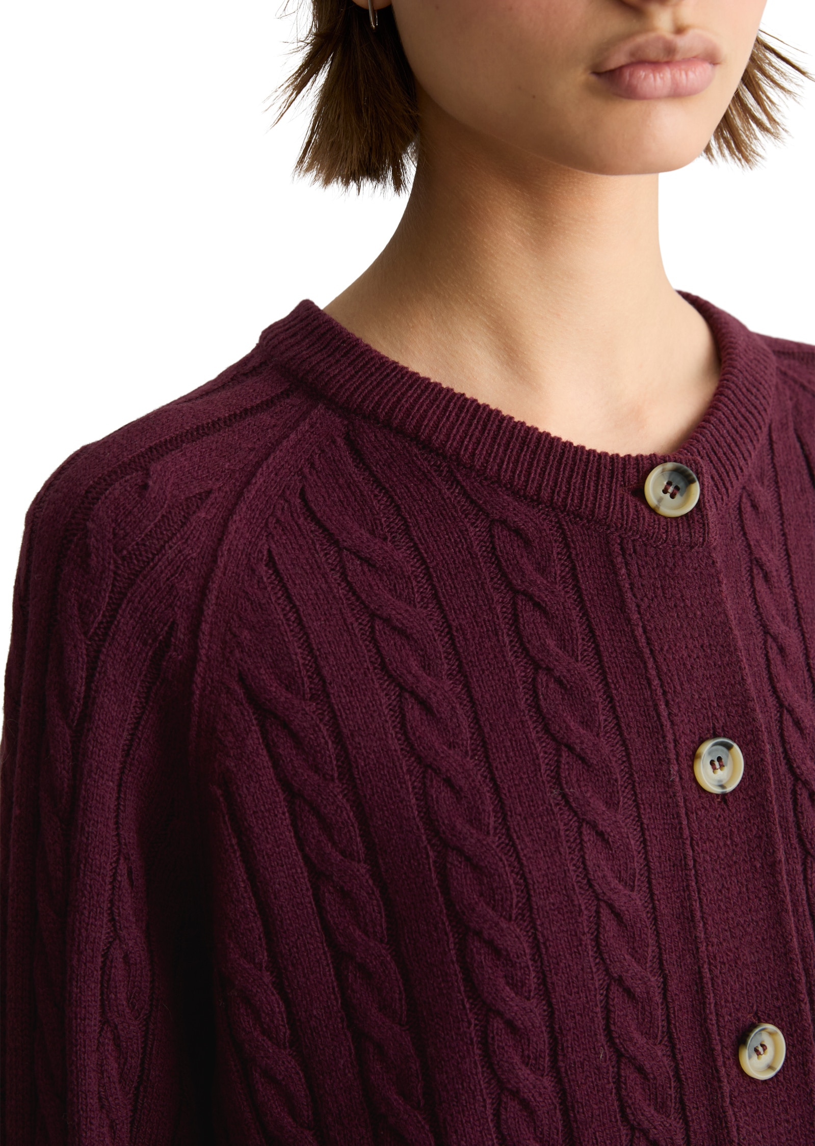 Marc O'Polo DENIM Cardigan »aus softem Schurwolle-Mix«