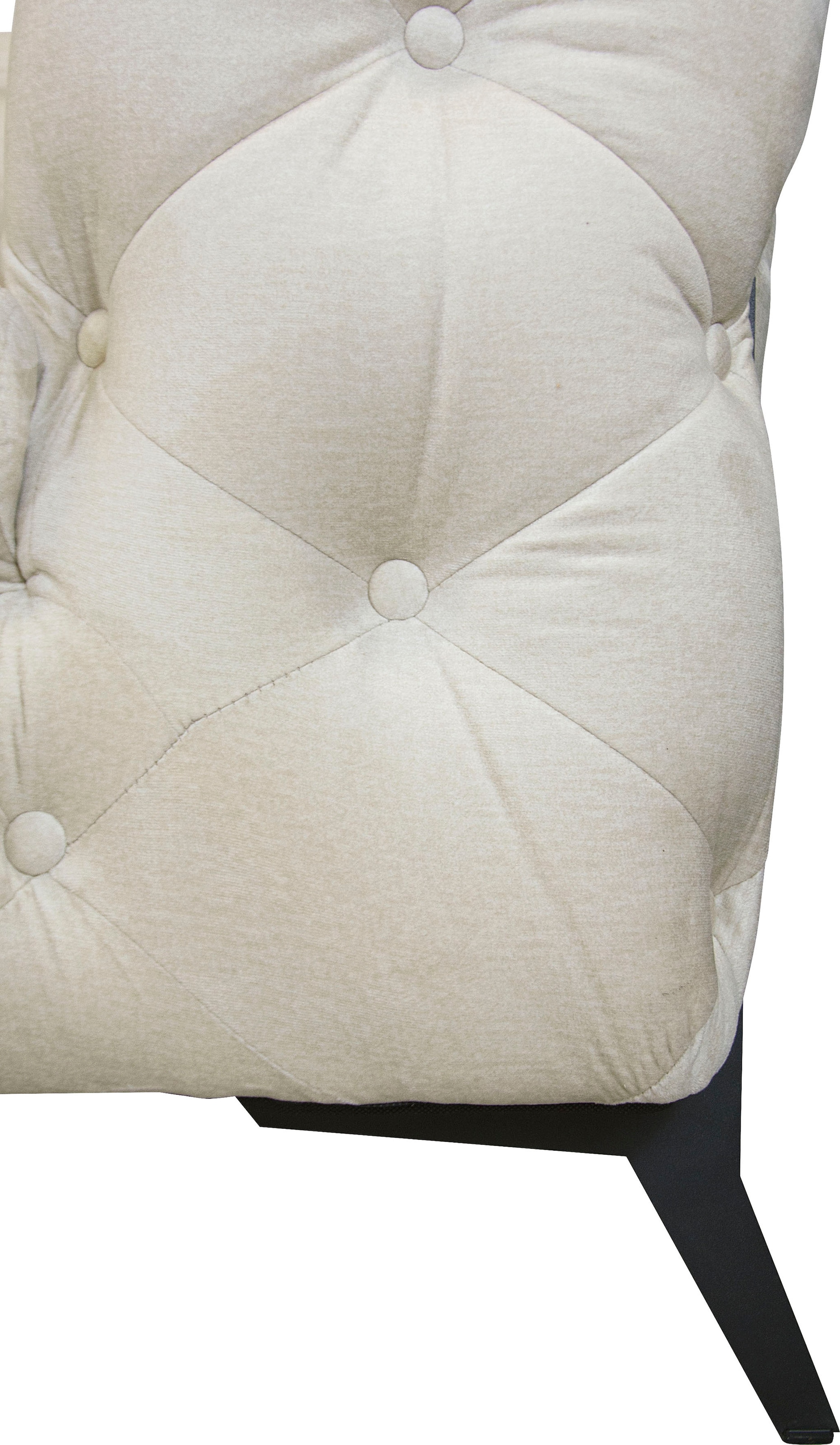 Home affaire Chesterfield-Sofa »Amaury L-Form« großes Ecksofa, Chesterfield-Optik, Breite 323 cm, Fußfarbe wählbar