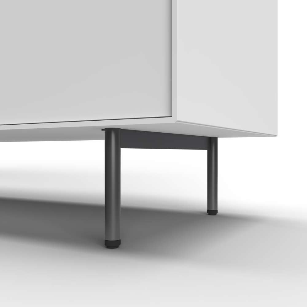 LeGer Home by Lena Gercke Sideboard »Essentials, Kommode, Anrichte, Kombikommode, Schrank mit Metallfüßen« Breite: 166 cm, UV lackiert, Push-to-open-Funktion