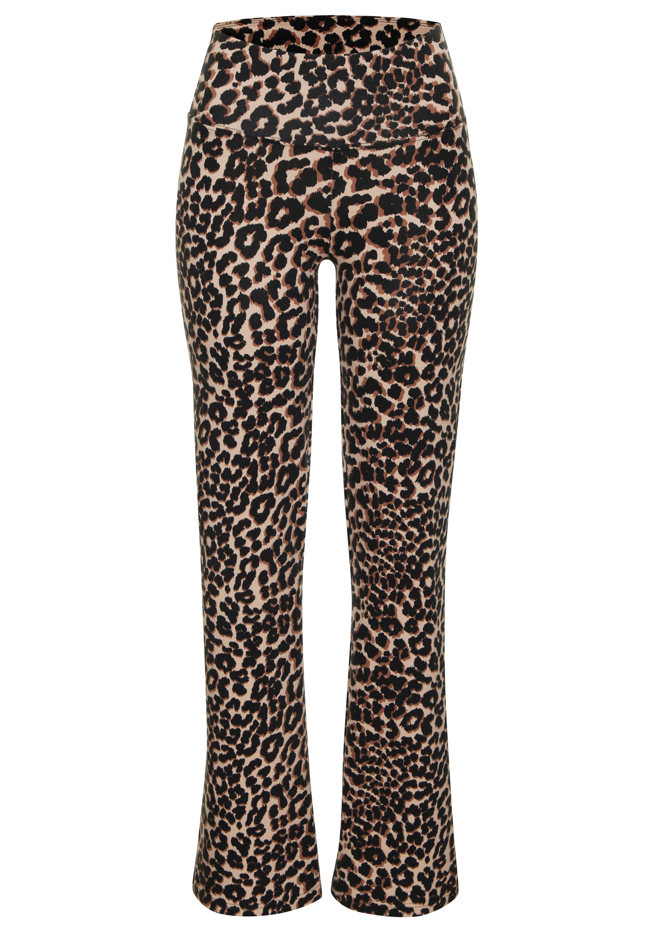 LASCANA ACTIVE Leggings Breites Bündchen und ausgestellte Beine günstig online kaufen