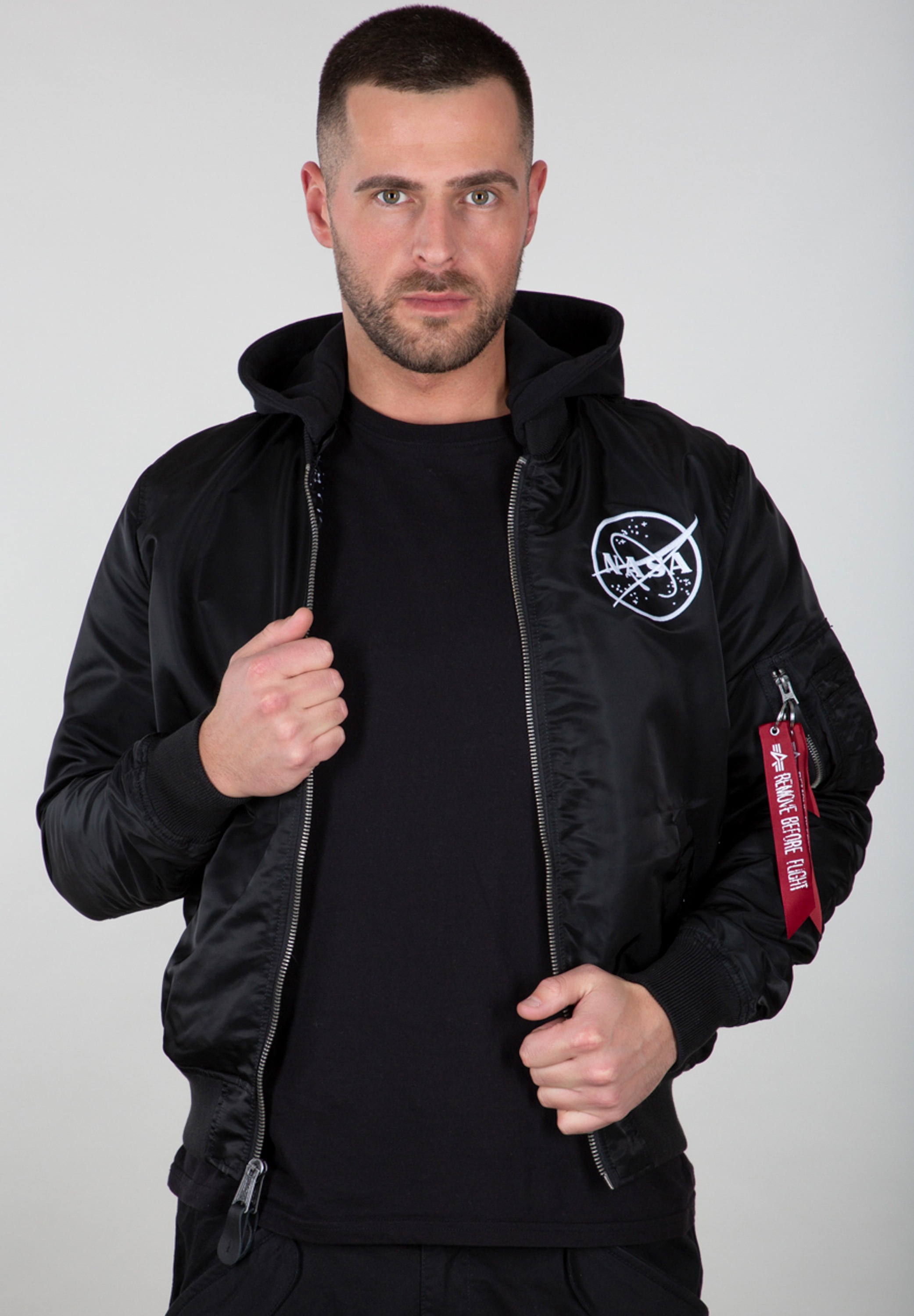 Alpha Industries Bomberjacke "MA-1 LW HD NASA Glow Rev." günstig online kaufen