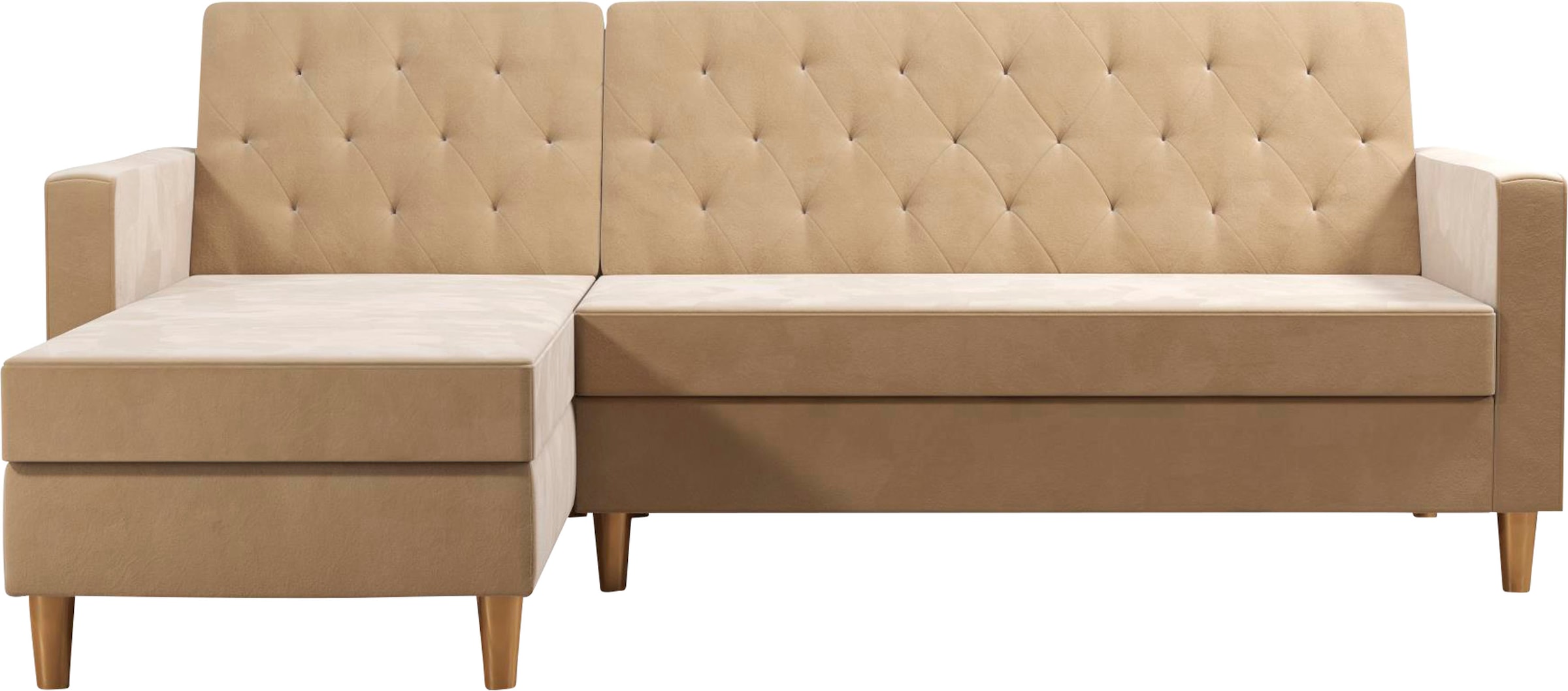 CosmoLiving by Cosmopolitan Ecksofa "Liberty, L-Form," mit Schlafffunktion, günstig online kaufen