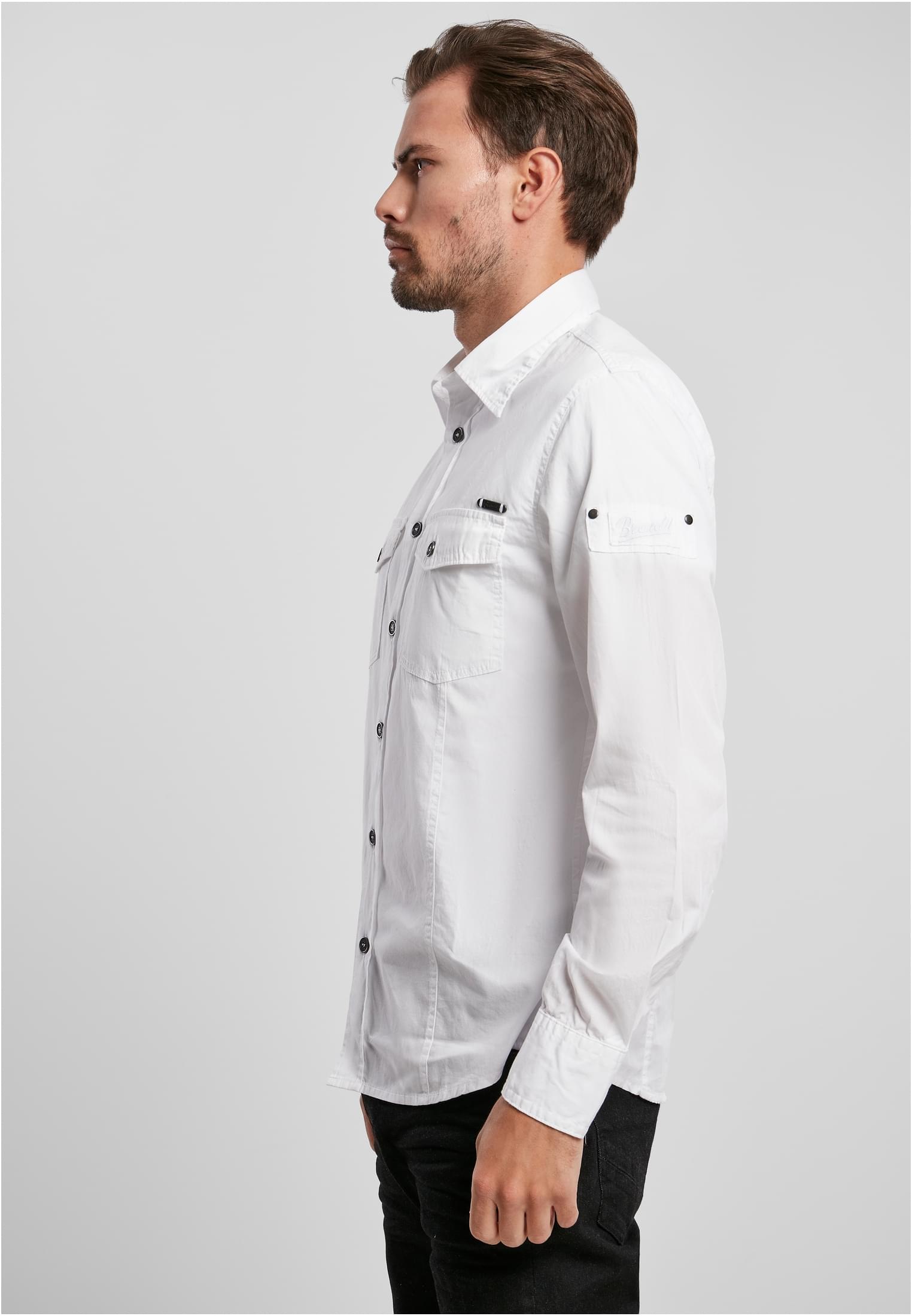Brandit Langarmhemd »Brandit Herren Slim Worker Shirt«, (1 tlg.)