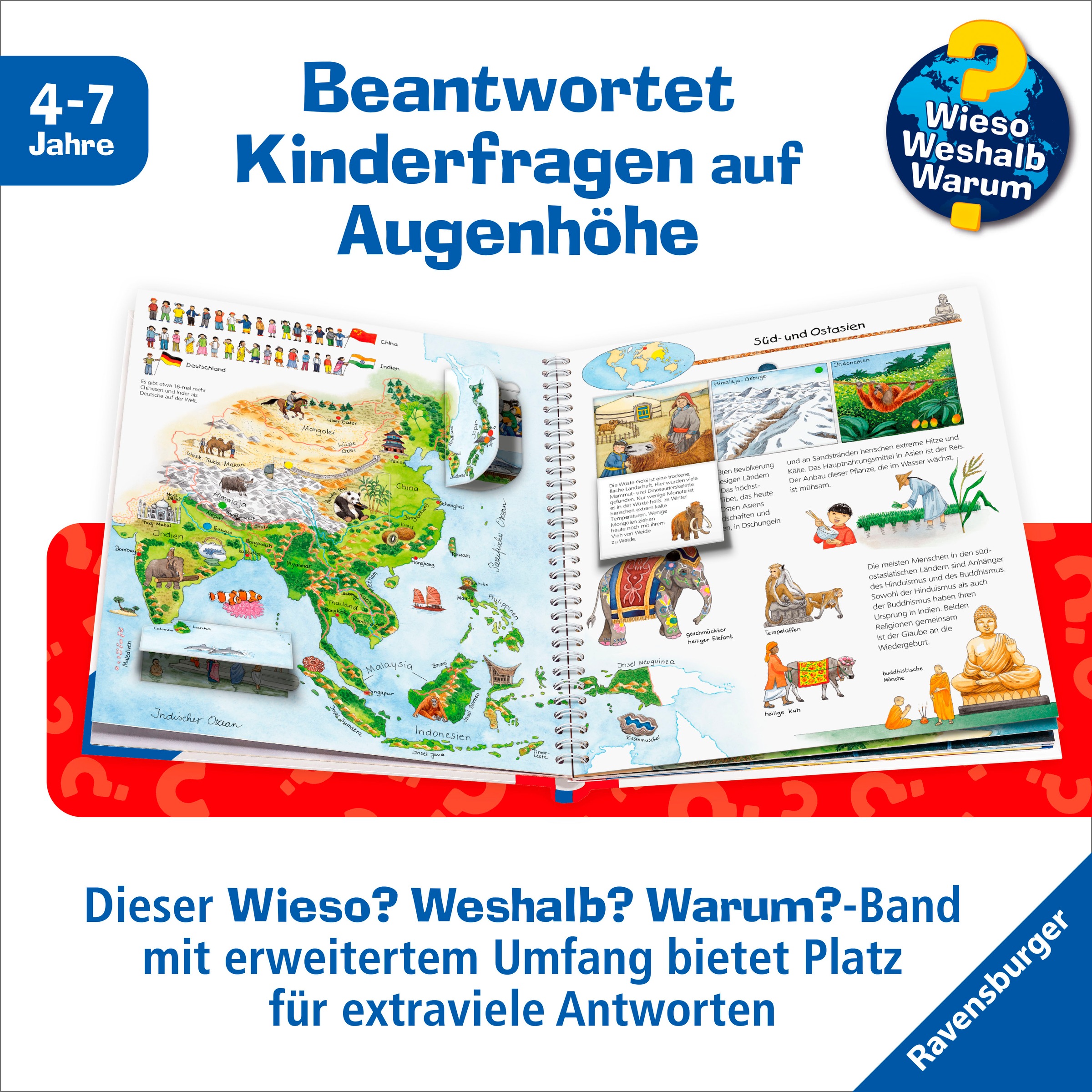 Ravensburger Buch »Wieso? Weshalb? Warum?, Mein erster Weltatlas«
