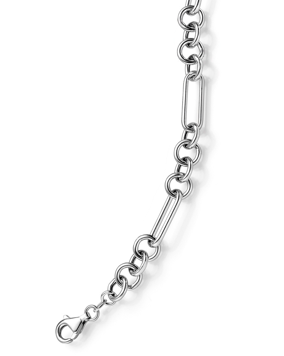 ADELIA ́S Damen Armband "Armband aus Silber rhodiniert rhodiniert", Silber 925 (Sterlingsilber), silber, Silber 925 (Sterlingsilber), Armbänder