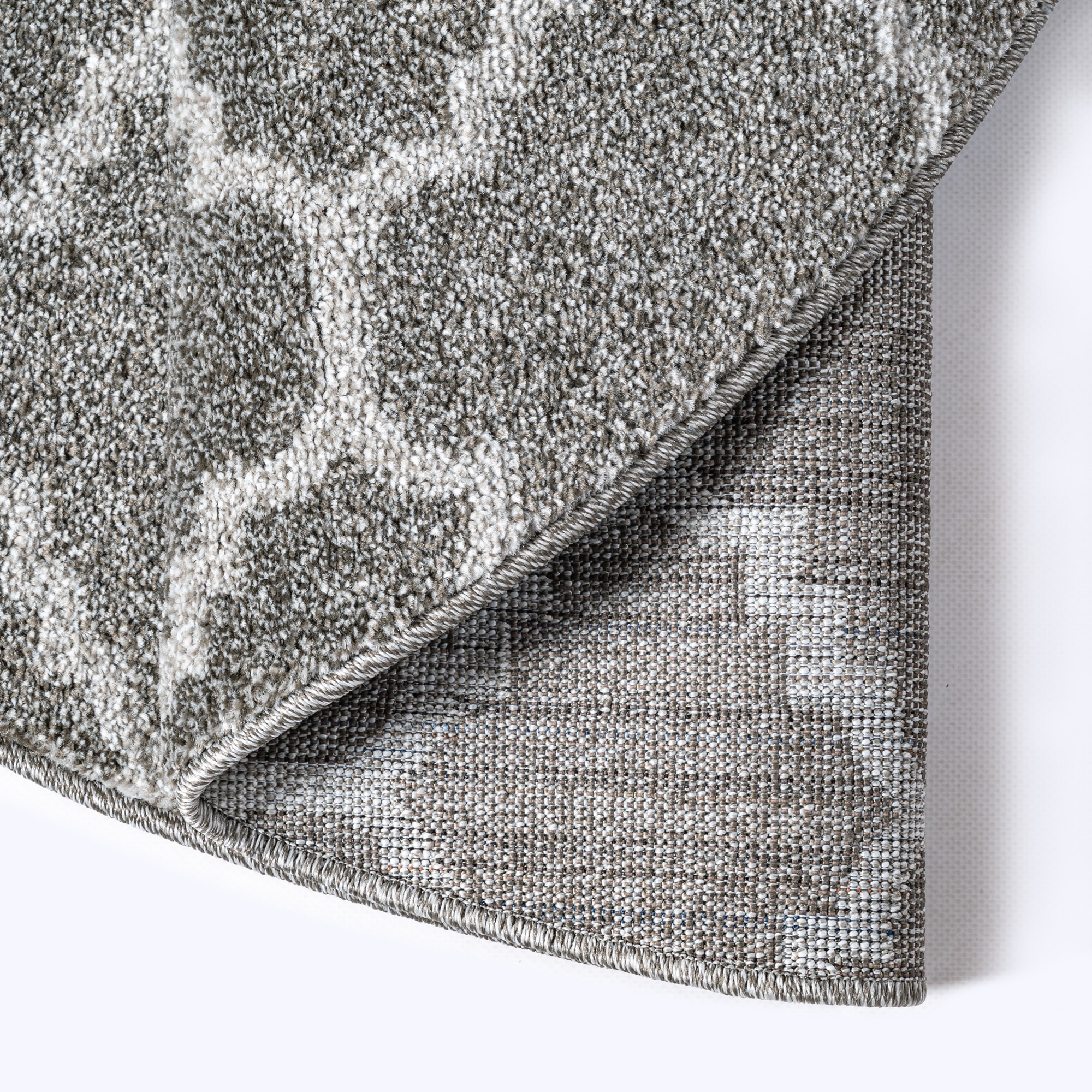 Sanat Teppich »Boho 8202« rund 10 mm Höhe Kurzflor, robust, Boho, Scandic, für Fussbodenheizung geeignet