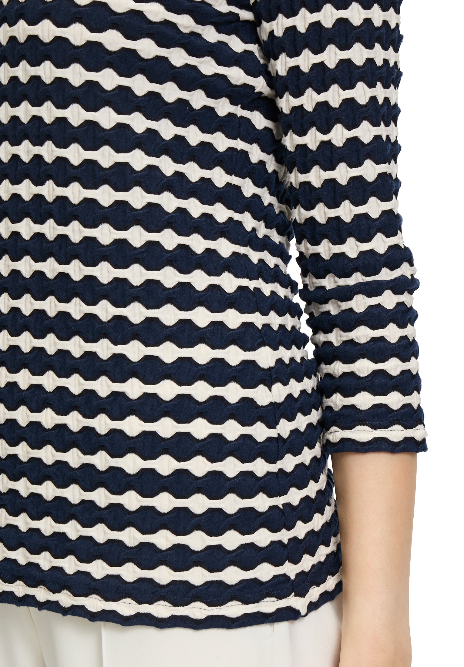 Betty Barclay 3/4-Arm-Shirt »Betty Barclay Damen Basic Shirt mit Rundhalsausschnitt«, (1 tlg.), Material