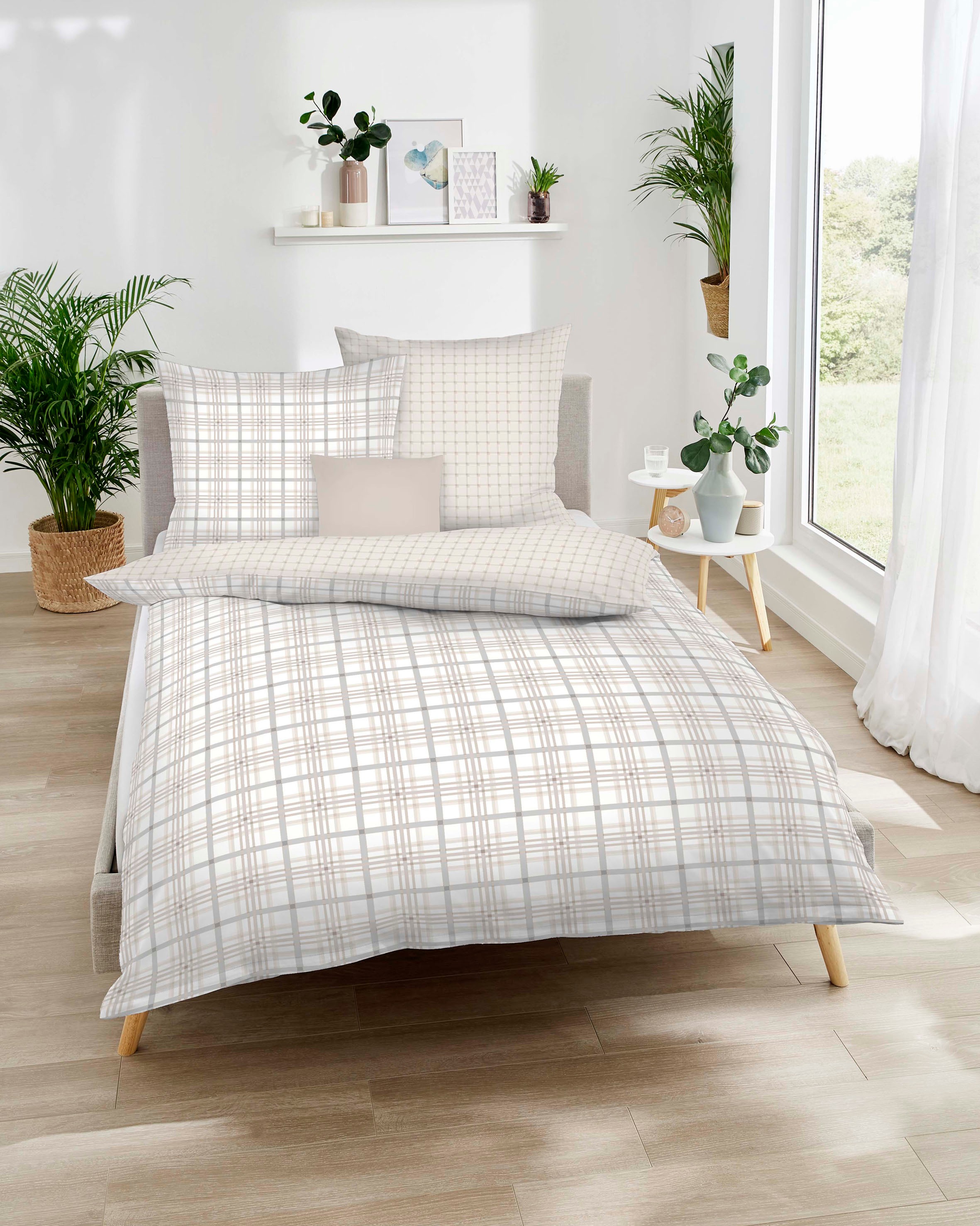 Kaeppel Wendebettwäsche "Plaid" 3 Stk. tlg. angenehm wärmend günstig online kaufen