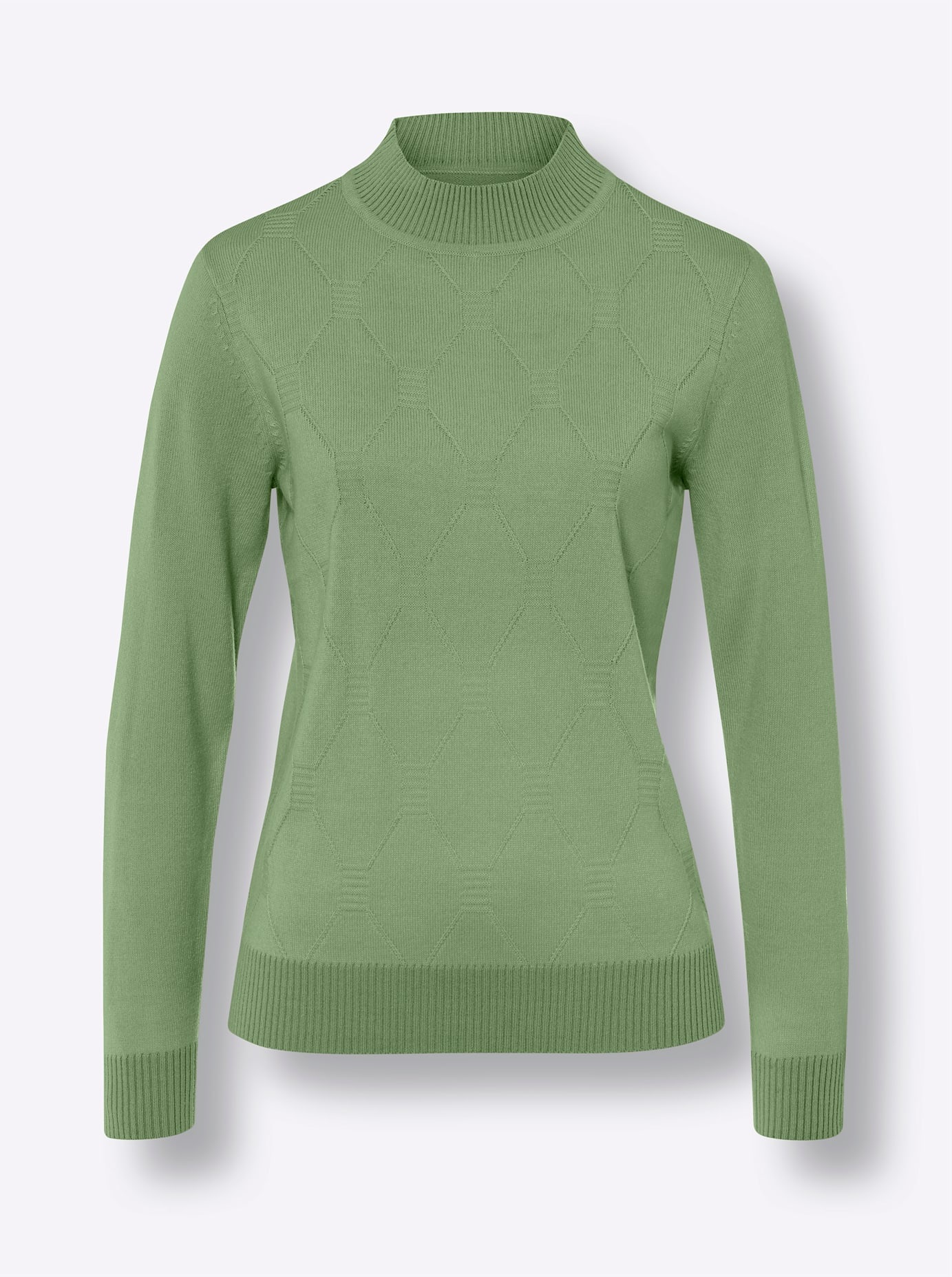 Women's Turtleneck Sweater Eucalyptus 46 3