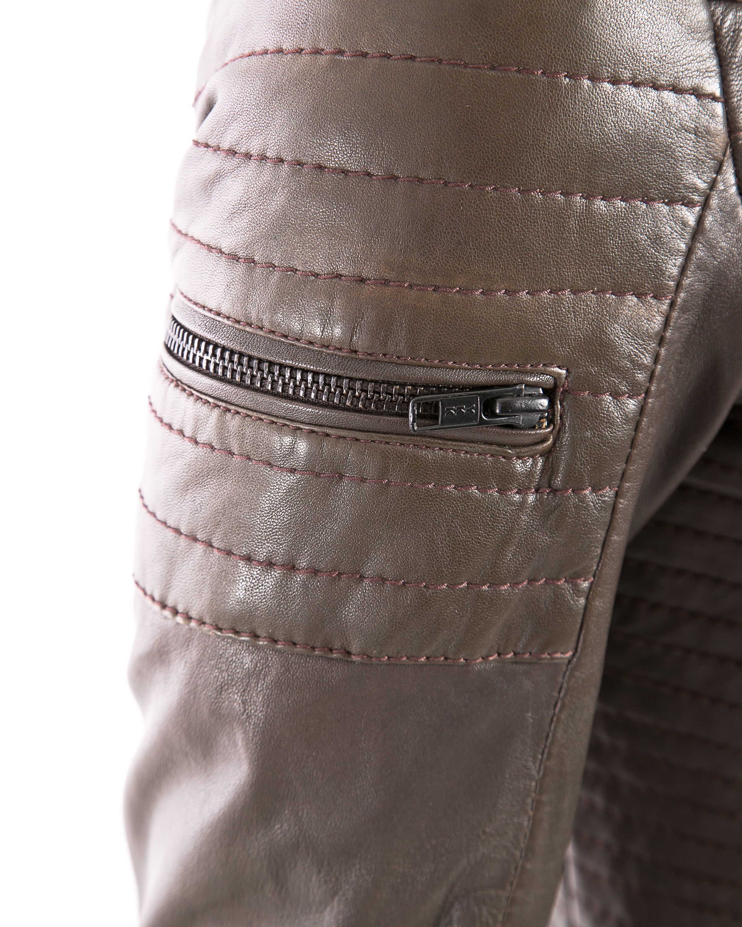 JCC AW15-L11 Biker Jacket Brown S 3