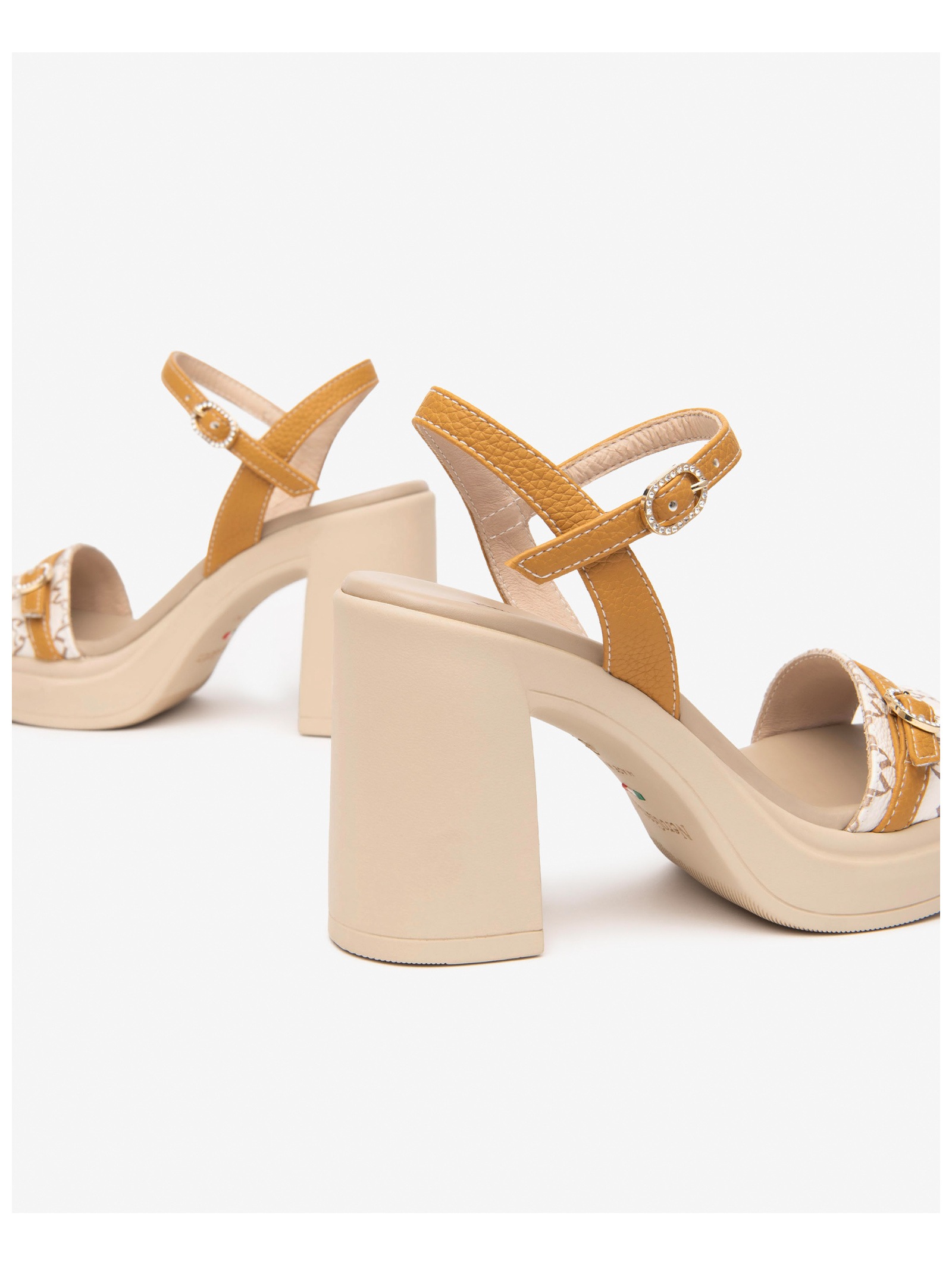 Nero Giardini High-Heel-Sandalette »Nero Giardini Sandalen Lederimitat/Textil«