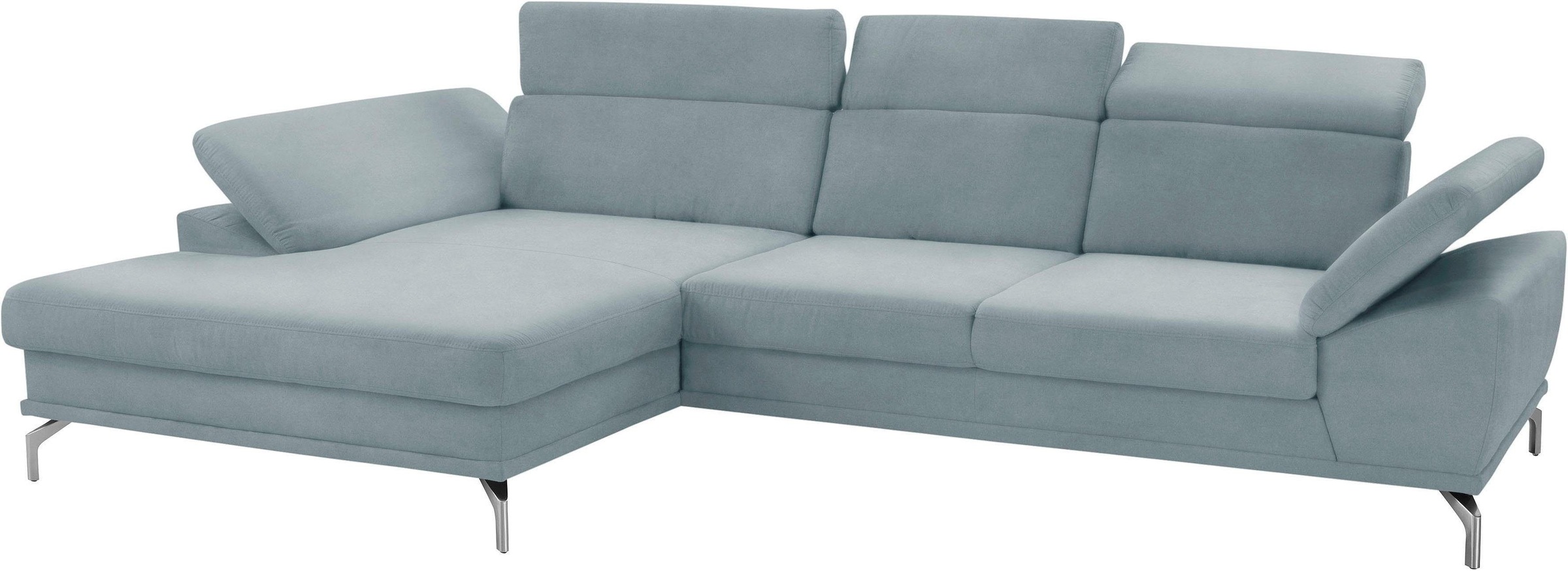 sit&more Ecksofa »Scorpio L-Form«, inklusive Sitztiefenverstellung, wahlweise mit Kopfverstellung