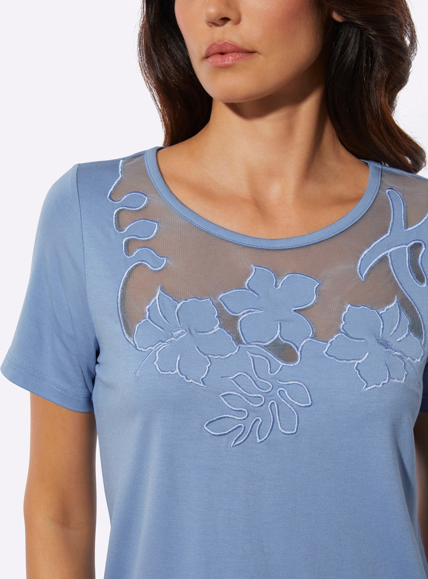 creation L Kurzarmshirt »Shirt« 1 tlg.