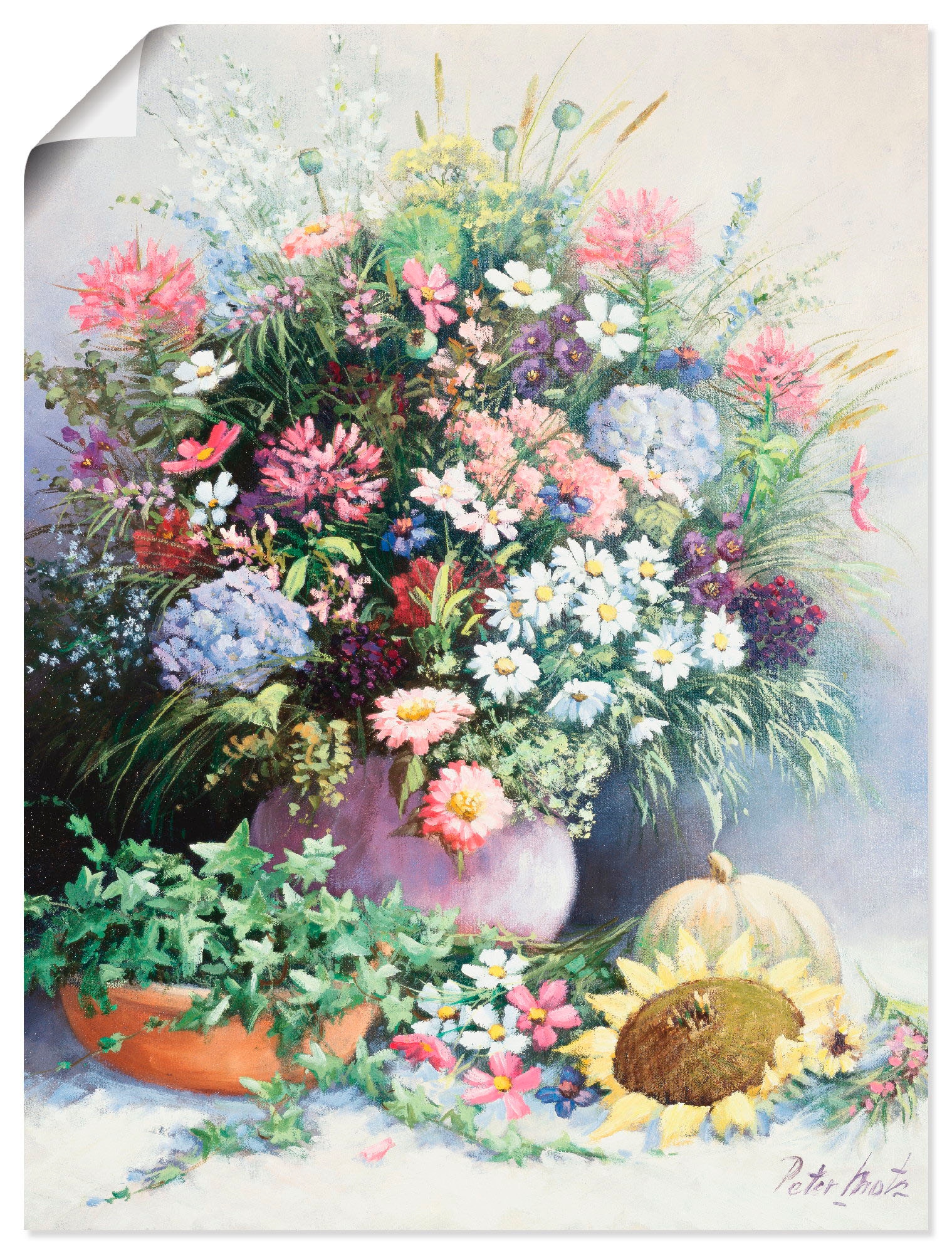 Artland Wandbild »Jahreszeiten Wärme«, Arrangements, (1 St.), als Leinwandbild, Poster in verschied. Größen