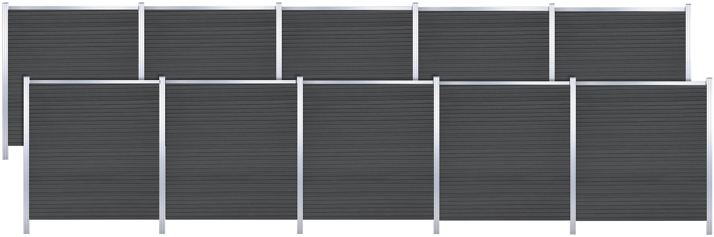 Tetzner & Jentzsch Sichtschutzelement "WARREN 8" pflegeleicht, coextrudiert günstig online kaufen