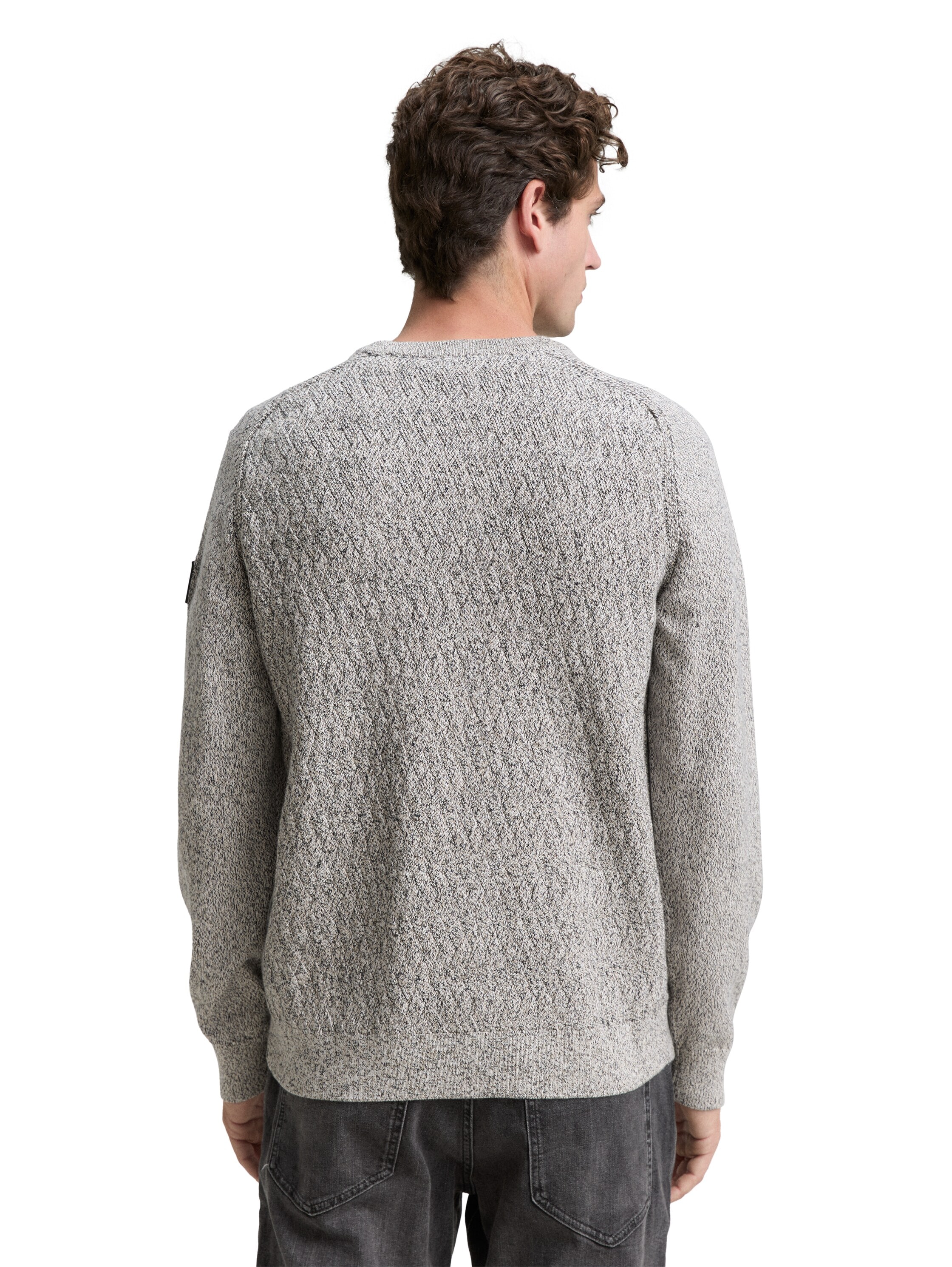 TOM TAILOR Strickpullover, mit Logo Stickerei am Arm