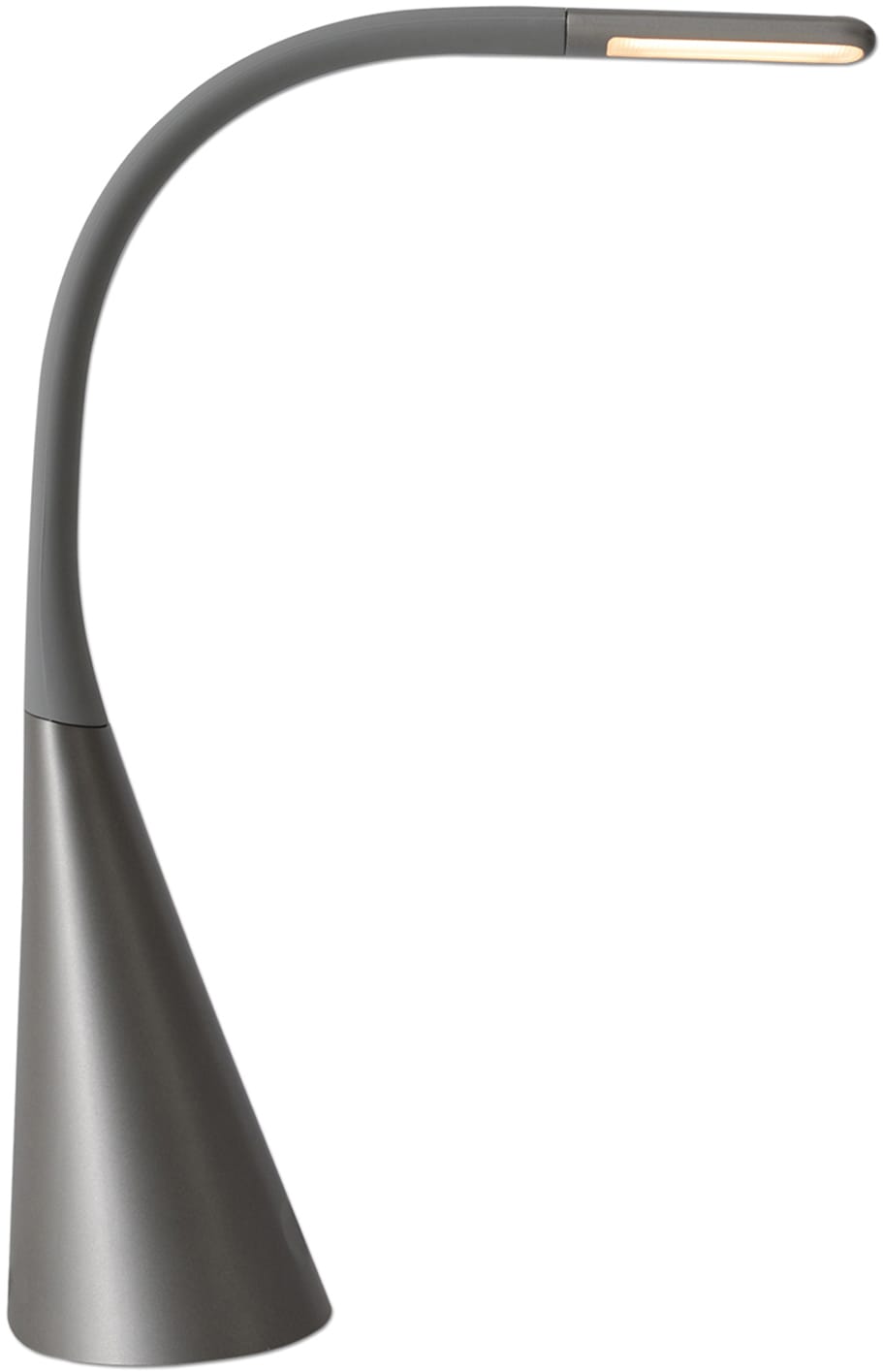 NÄVE LED Tischleuchte "Alf", Ø 11cm H: 65cm, 1 Stk., grau, Leuchten, dimmbar, Touch-Funktion,USB-Ausgang als Ladestation 5V DC
