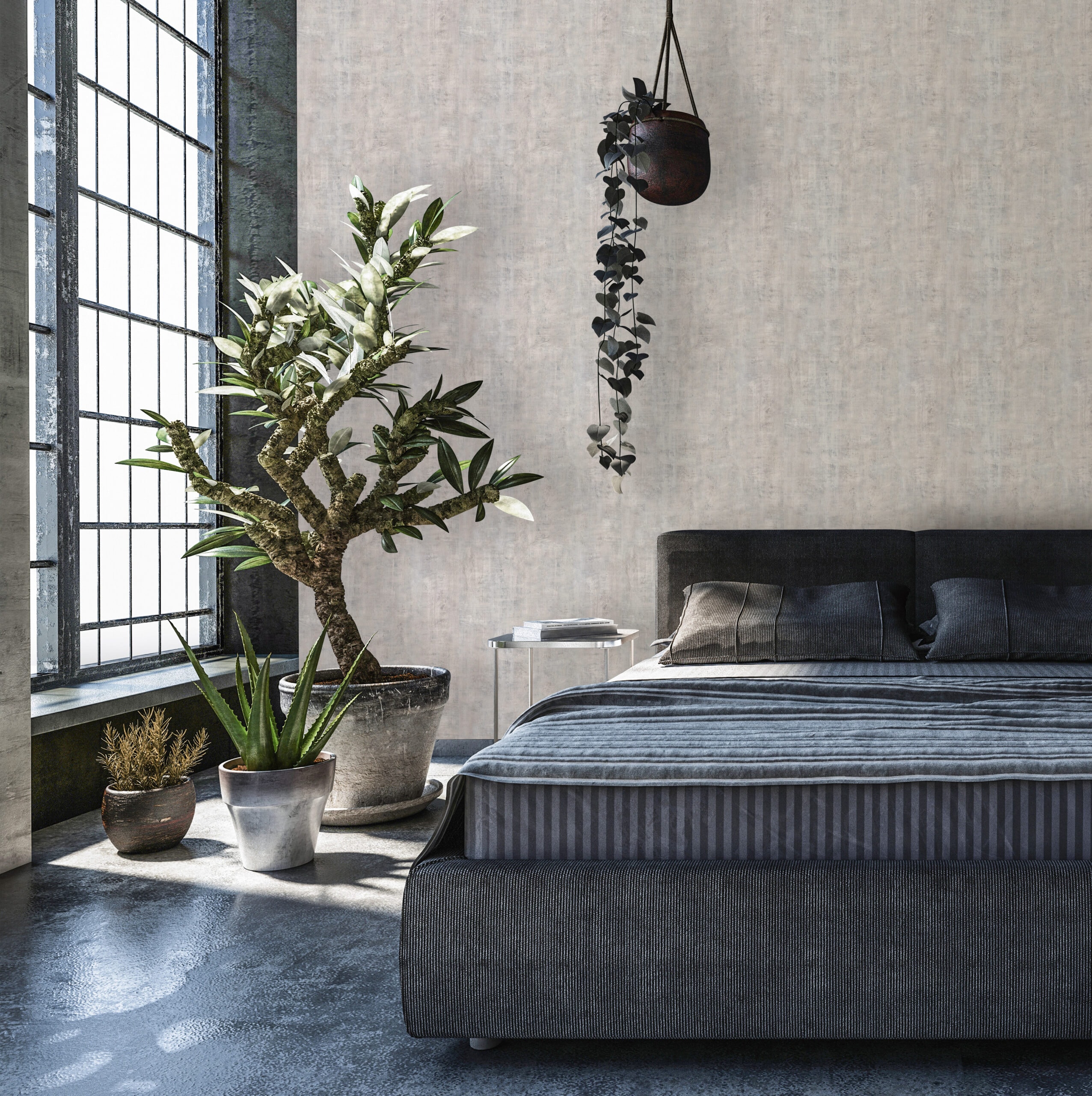 Marburg "Infused Impressions" unifarben mit Farbeinsatz moderne Tapete für Wohnzimmer Schlafzimmer Küche