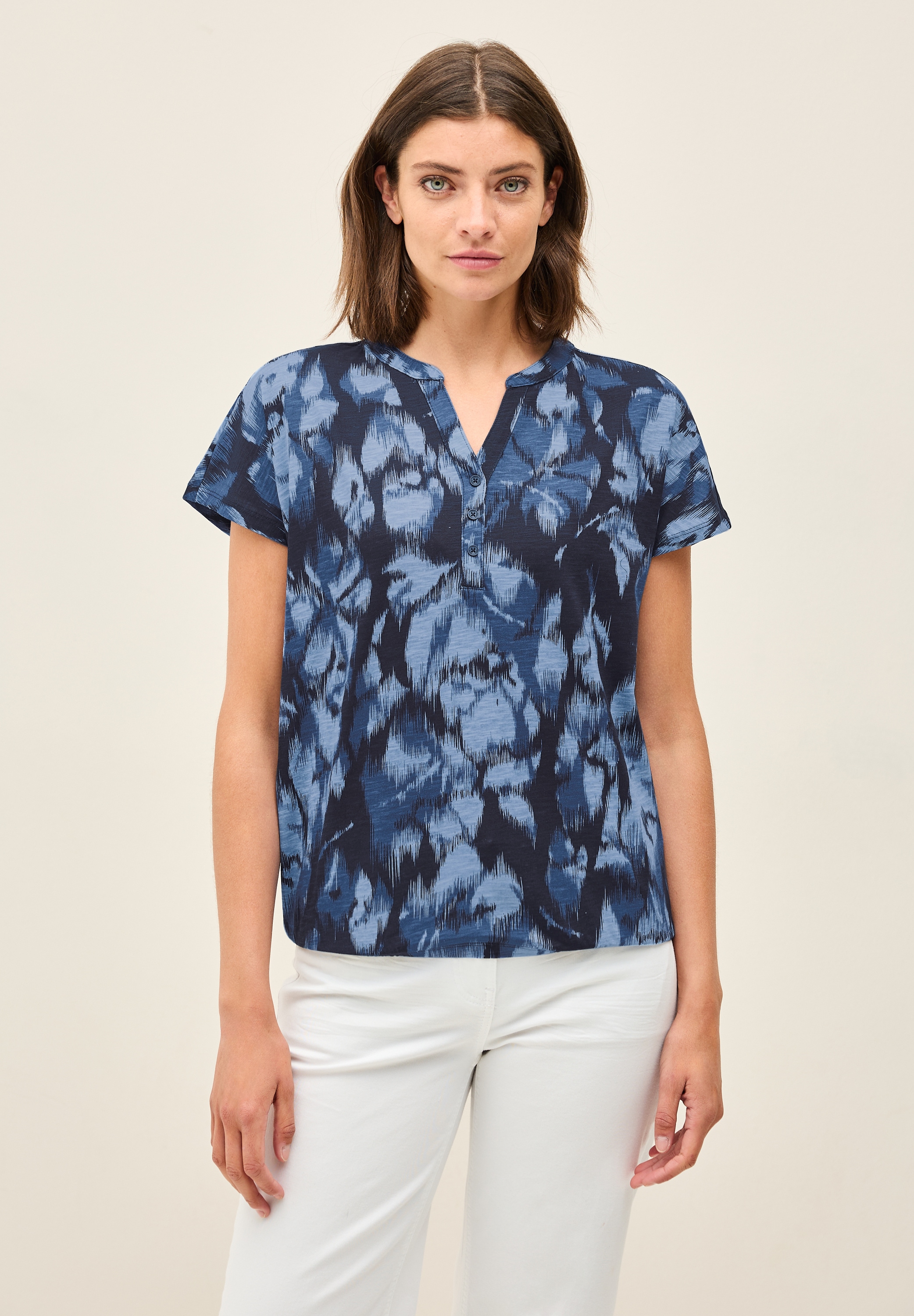 Cecil Print-Shirt, aus reiner Baumwolle günstig online kaufen