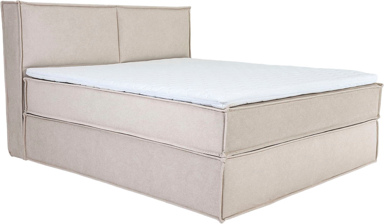 Thumbnail - Home affaire Boxspringbett "Sophielle, erhältlich in den Breite 160, 180 & 200cm" inkl. Topper und Taschen-Federkernmatr...