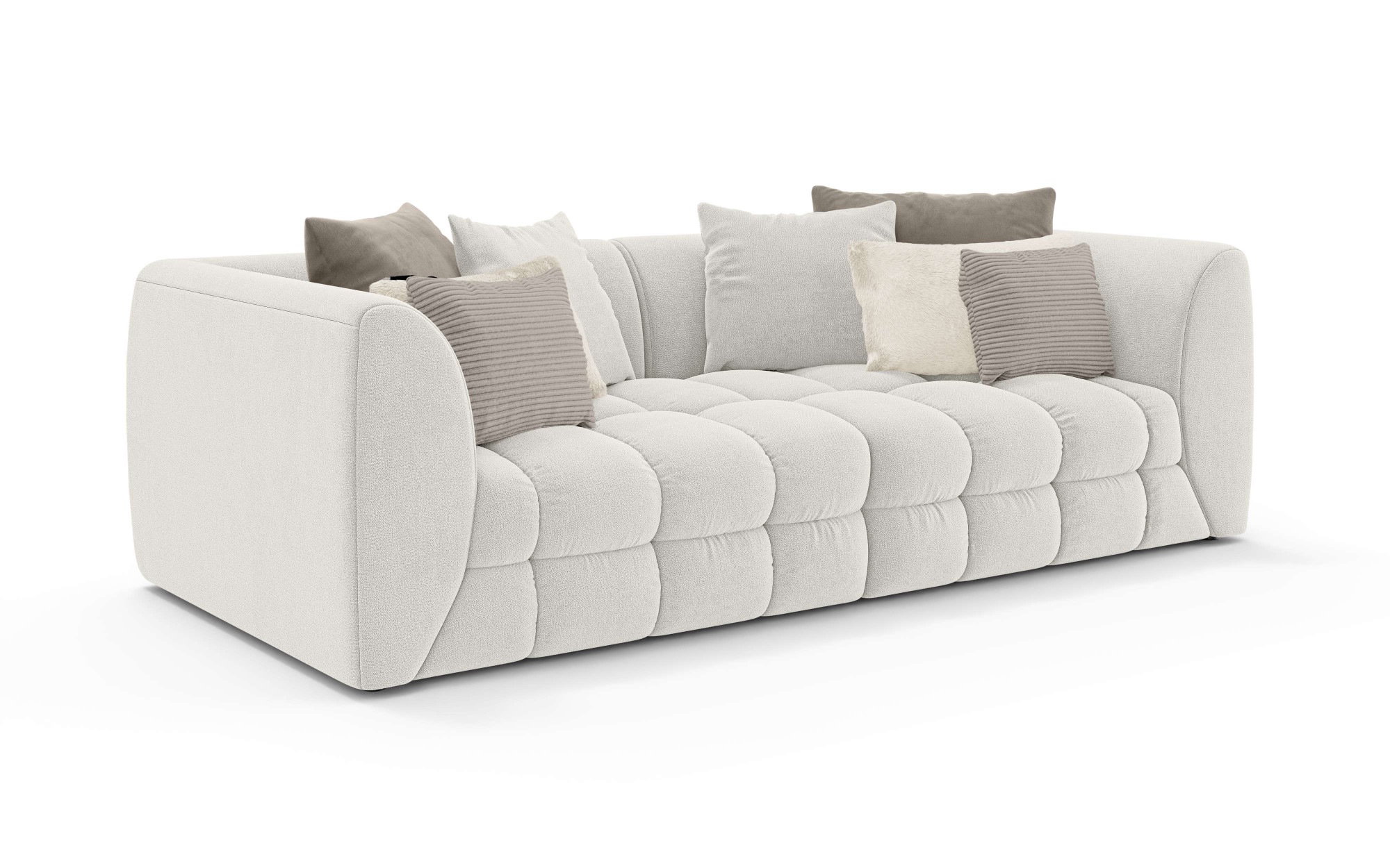 s.Oliver Big-Sofa "COBBO 3-Sitzer Design-Sofa Bubble-Optik, Maße B/T/H: 259 günstig online kaufen