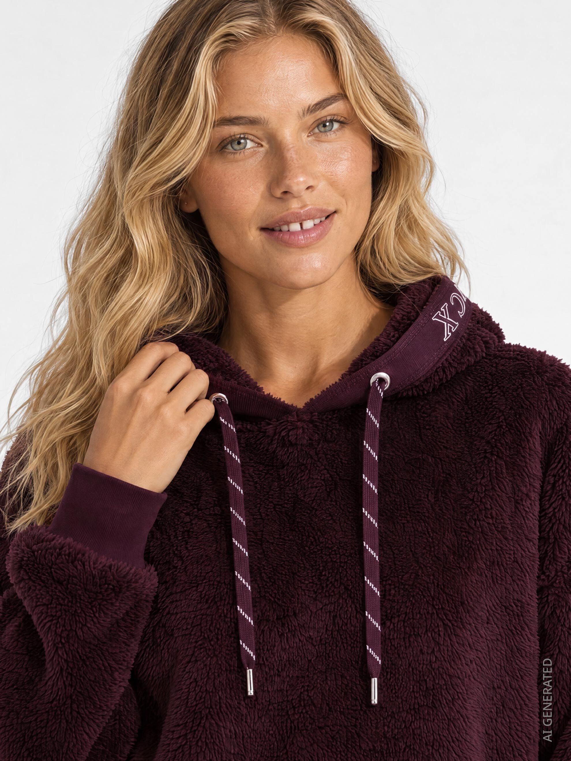 SOCCX Kapuzensweatshirt , mit Seitenschlitze
