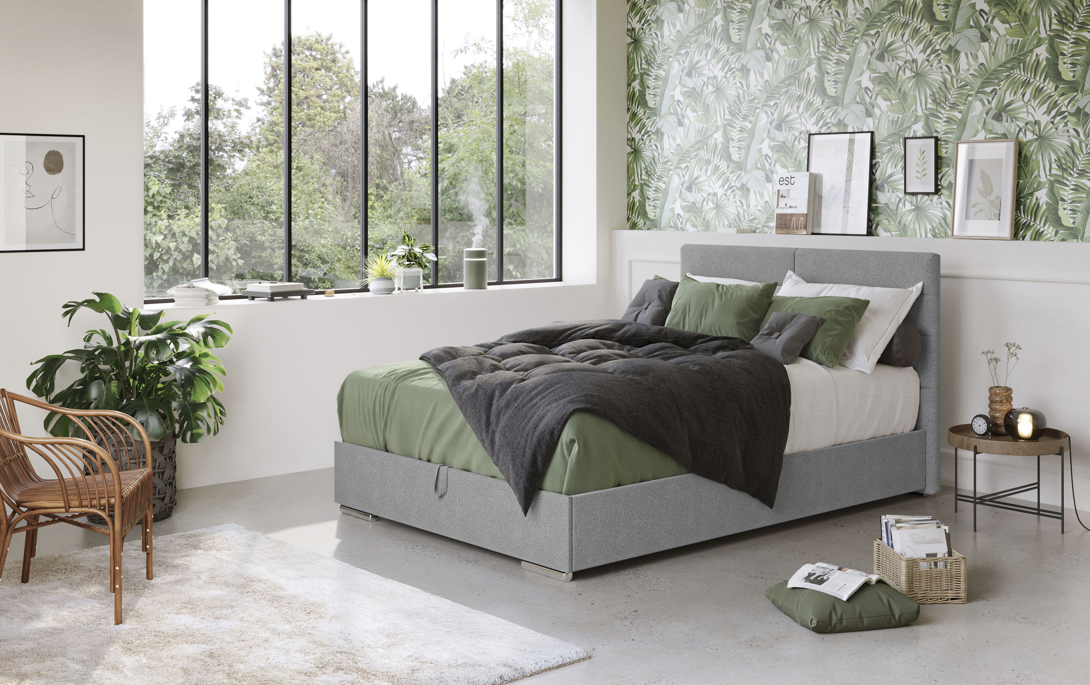 COTTA Boxbett "Tom mit Bettkasten, Topper und Zierkissen" Bestseller, Unser Dauertiefpreis