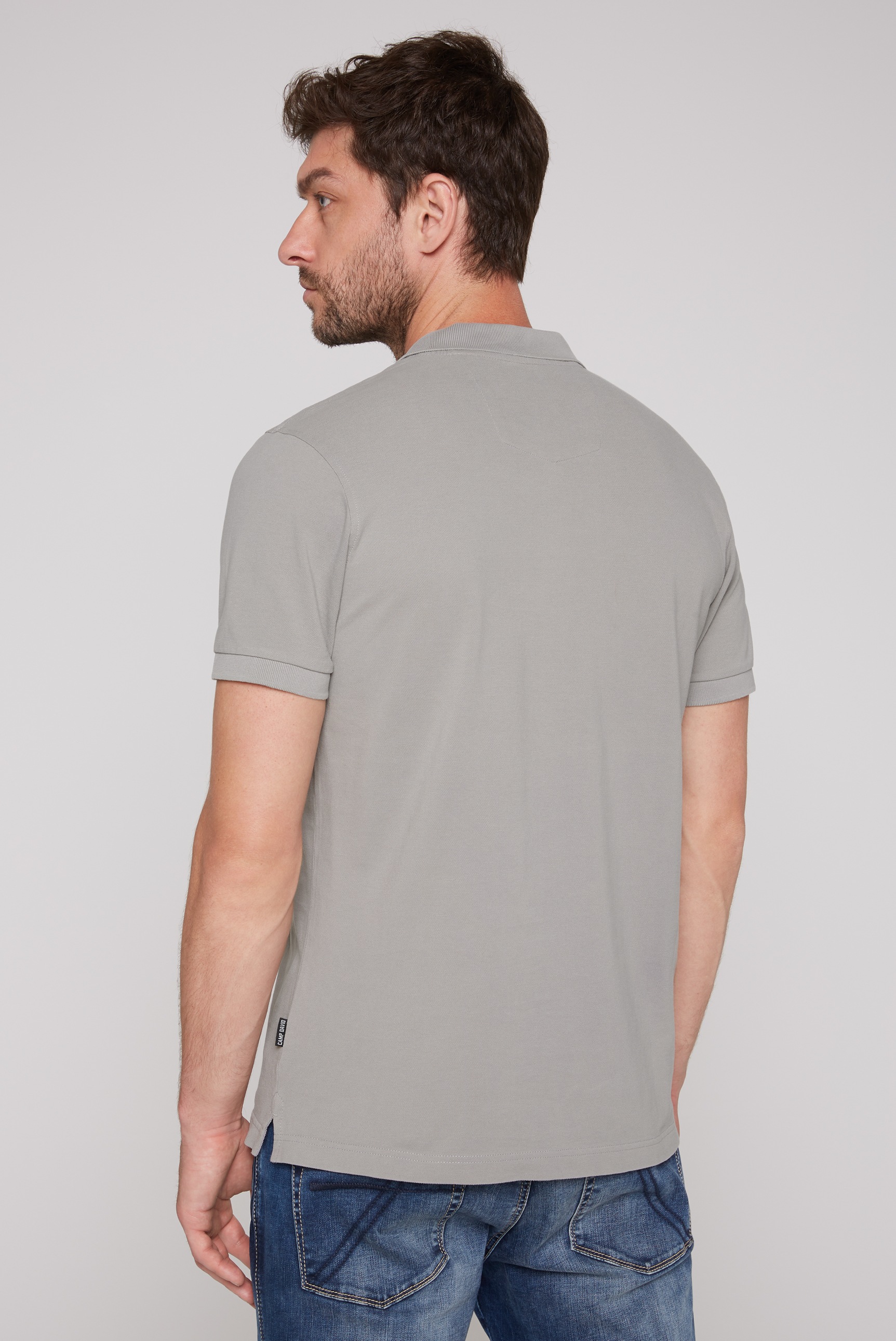 CAMP DAVID Poloshirt, mit Seitenschlitze