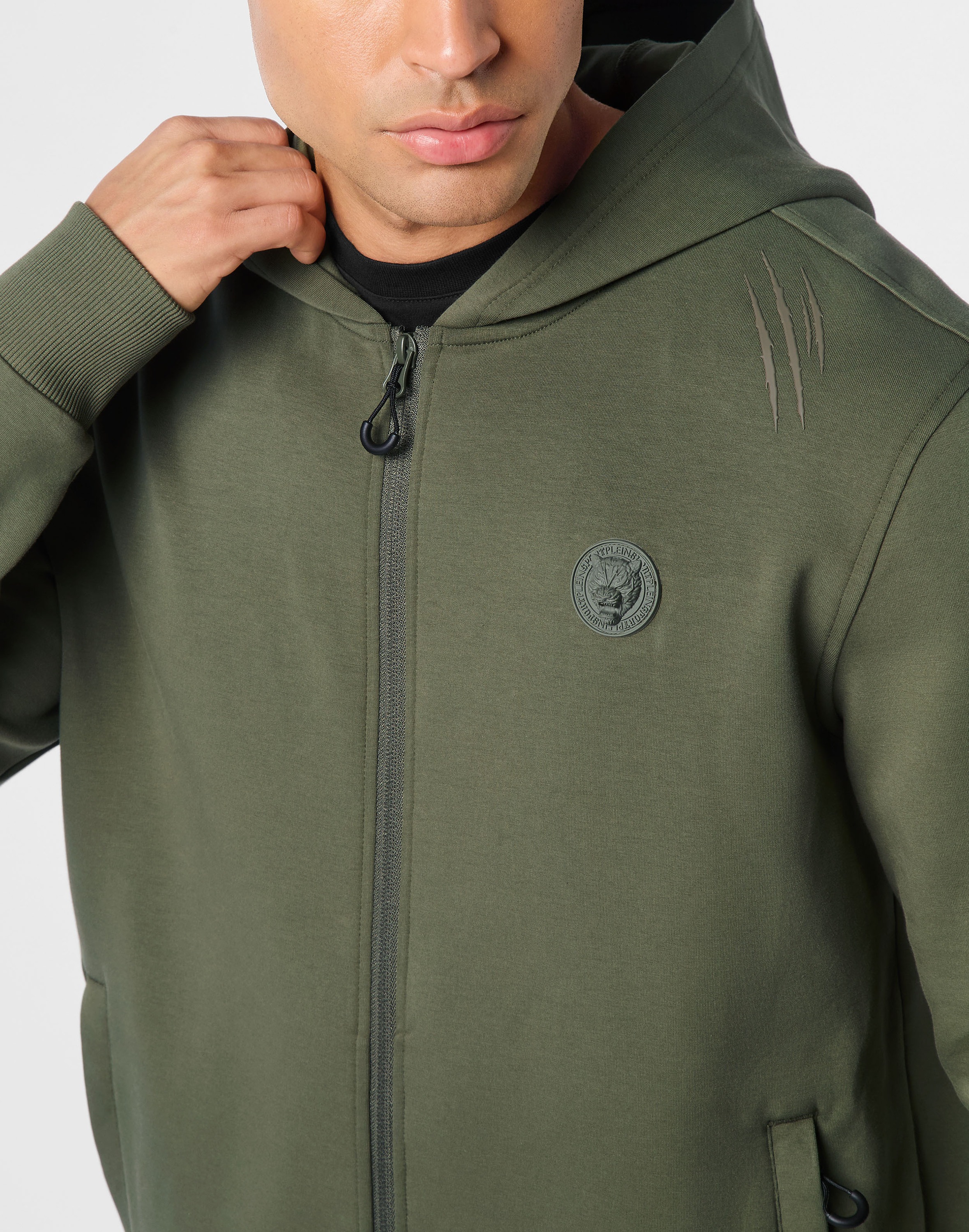 PLEIN SPORT Sweatshirt »Embossed Hoodie Sweatjacket«