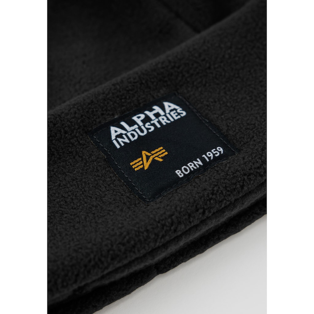 Alpha Industries Skimütze »ALPHA INDUSTRIES Accessoires - Scarves Label Fleece Set«
