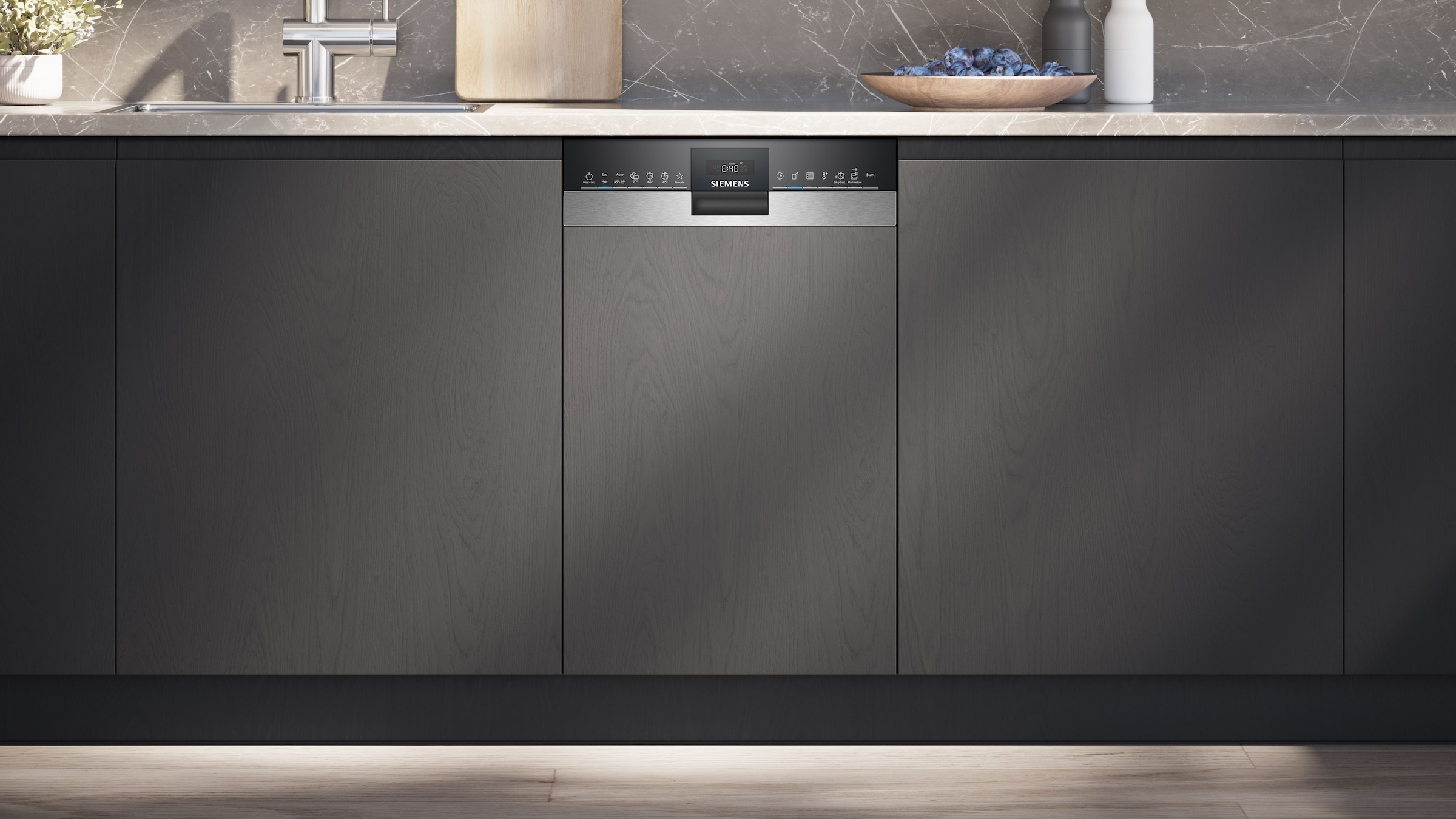 SIEMENS teilintegrierbarer Geschirrspüler iQ300 »SR53ES24KE«, 10 Maßgedecke