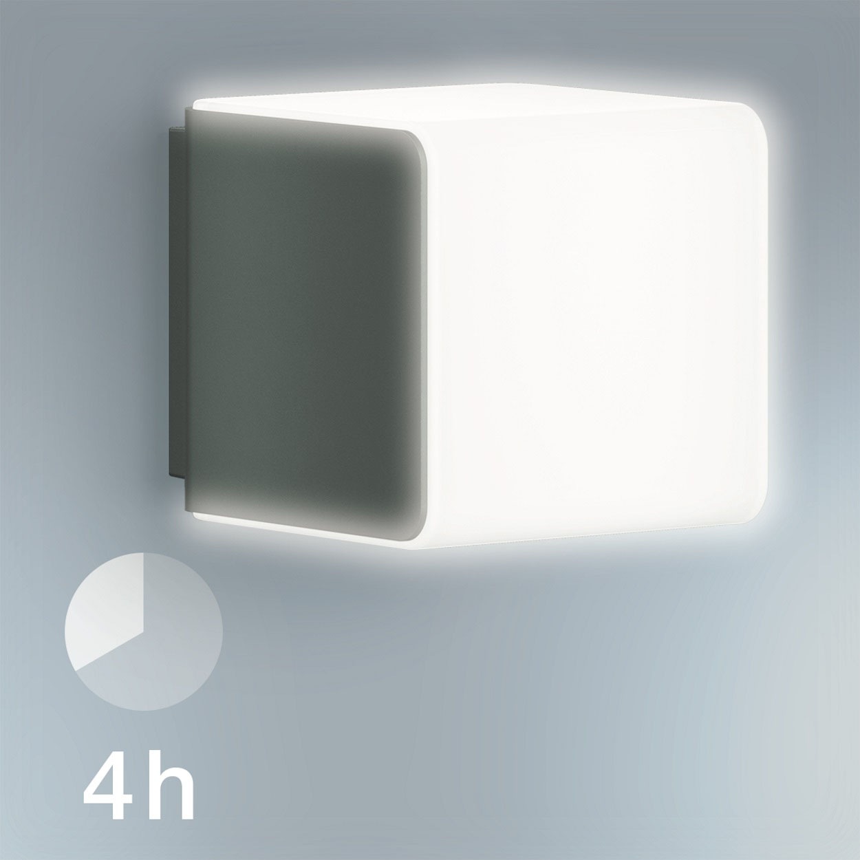 LED | 830 steinel »L Außen-Wandleuchte Silber SC ANT«, 160° flammig-flammig, Bewegungsmelder, 3 BAUR Home,App-Steuerung, Smart