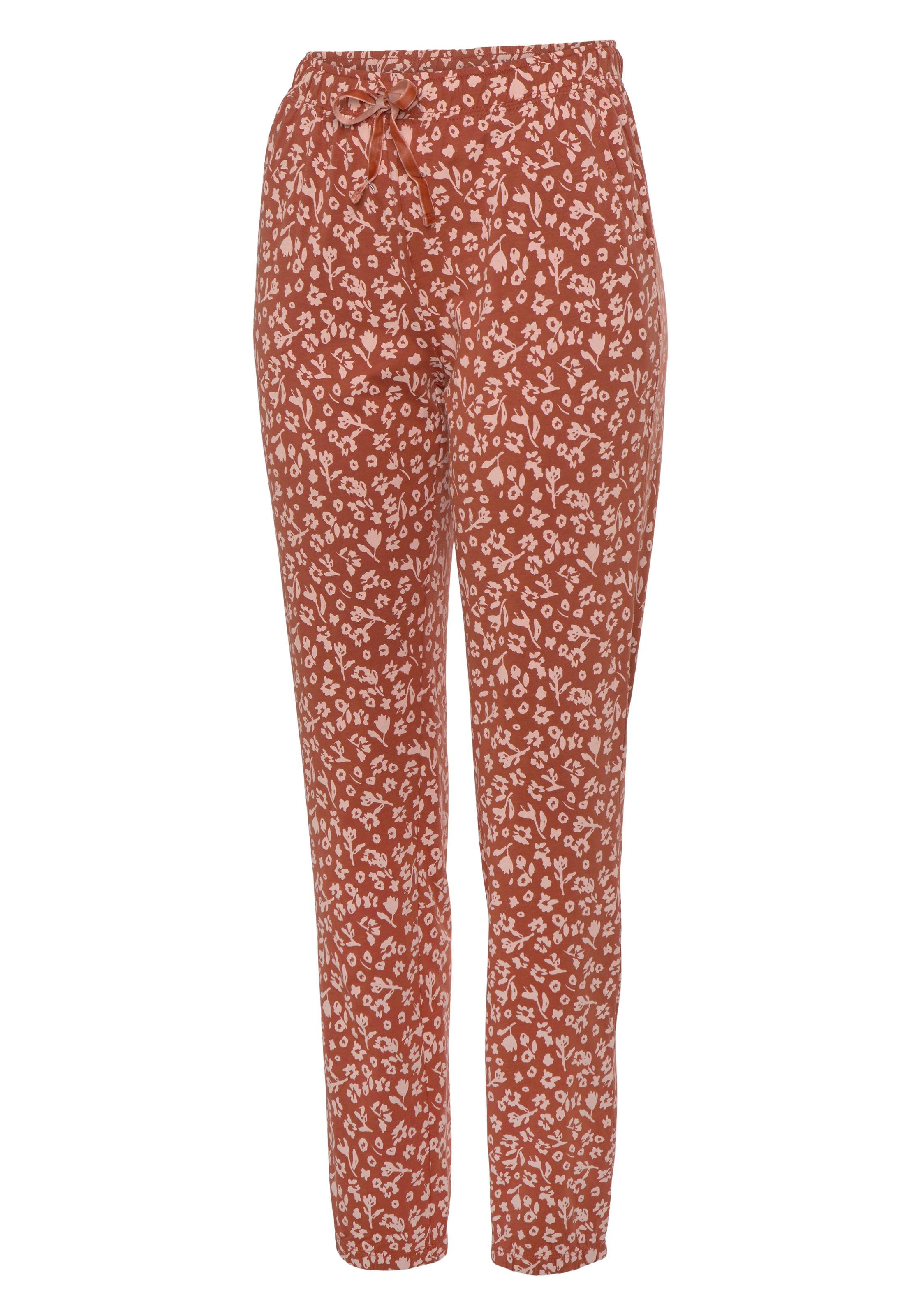 Vivance Dreams Pyjamahose, mit Samtband am elastischen Tunnelzugbund