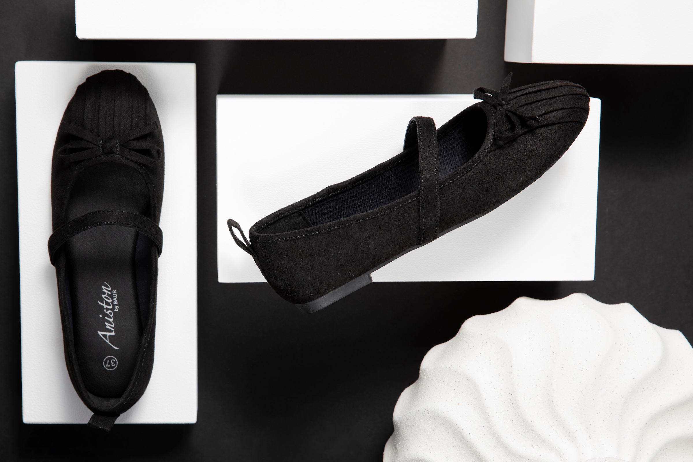 Aniston SHOES Ballerina, Riemchenballerina, Schlupfschuh, Loafer, Slipper - NEUE KOLLEKTION