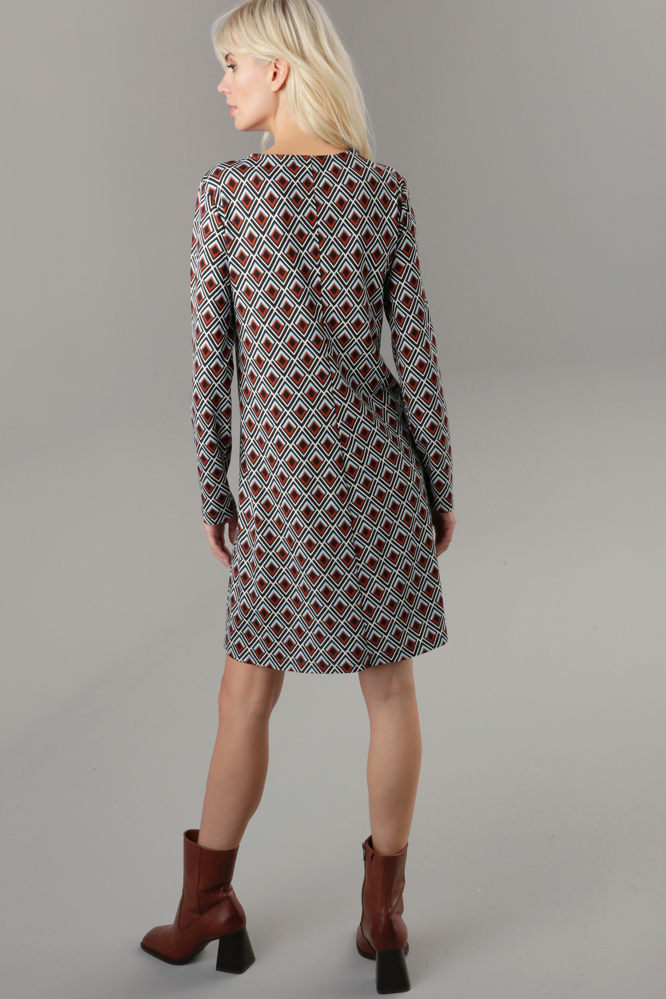 leichter Aniston BAUR Jerseykleid, in | A-Linien-Form NEUE SELECTED KOLLEKTION - kaufen