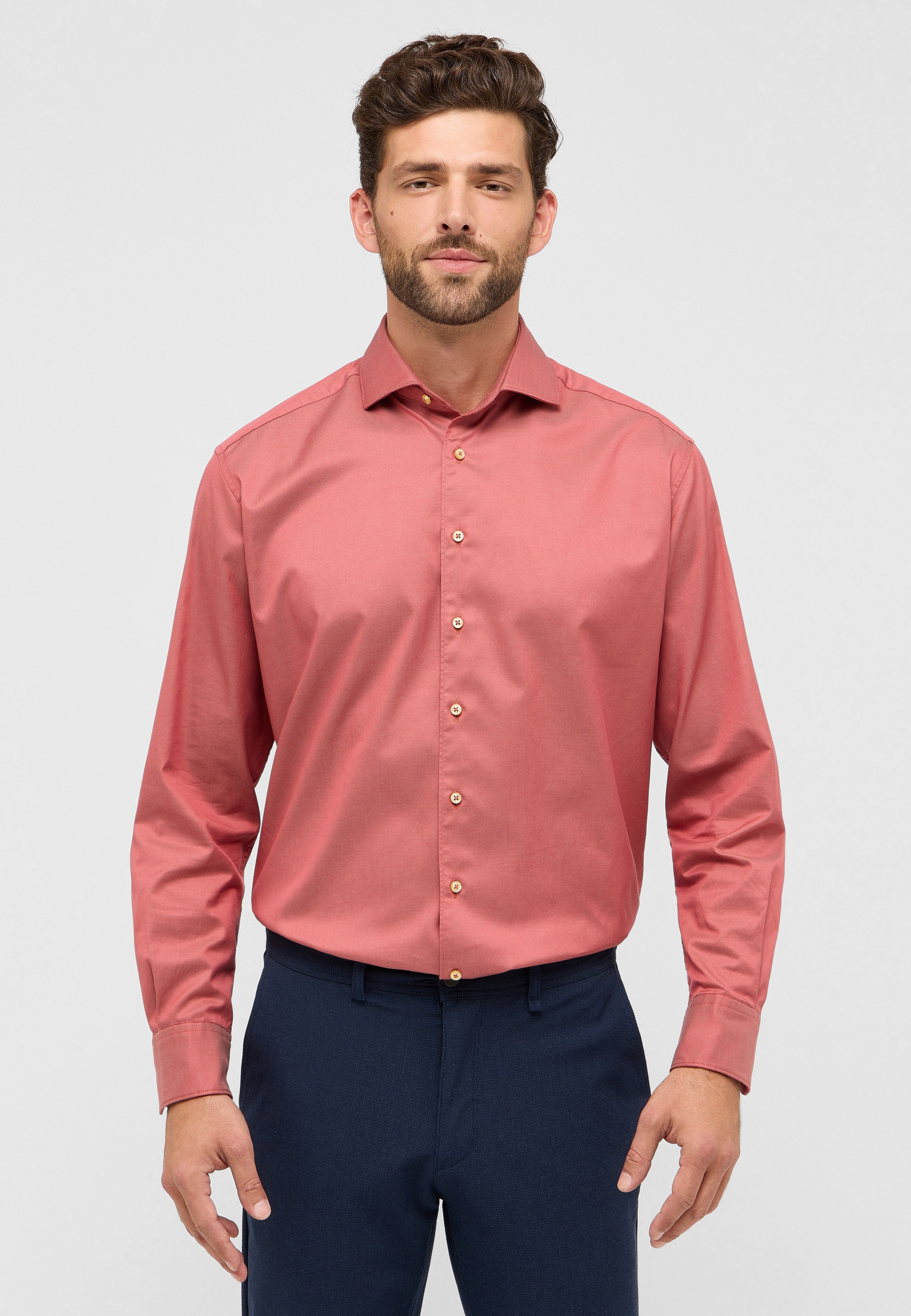 Eterna Langarmhemd "MODERN FIT" EASY IRON (bügelleicht) günstig online kaufen