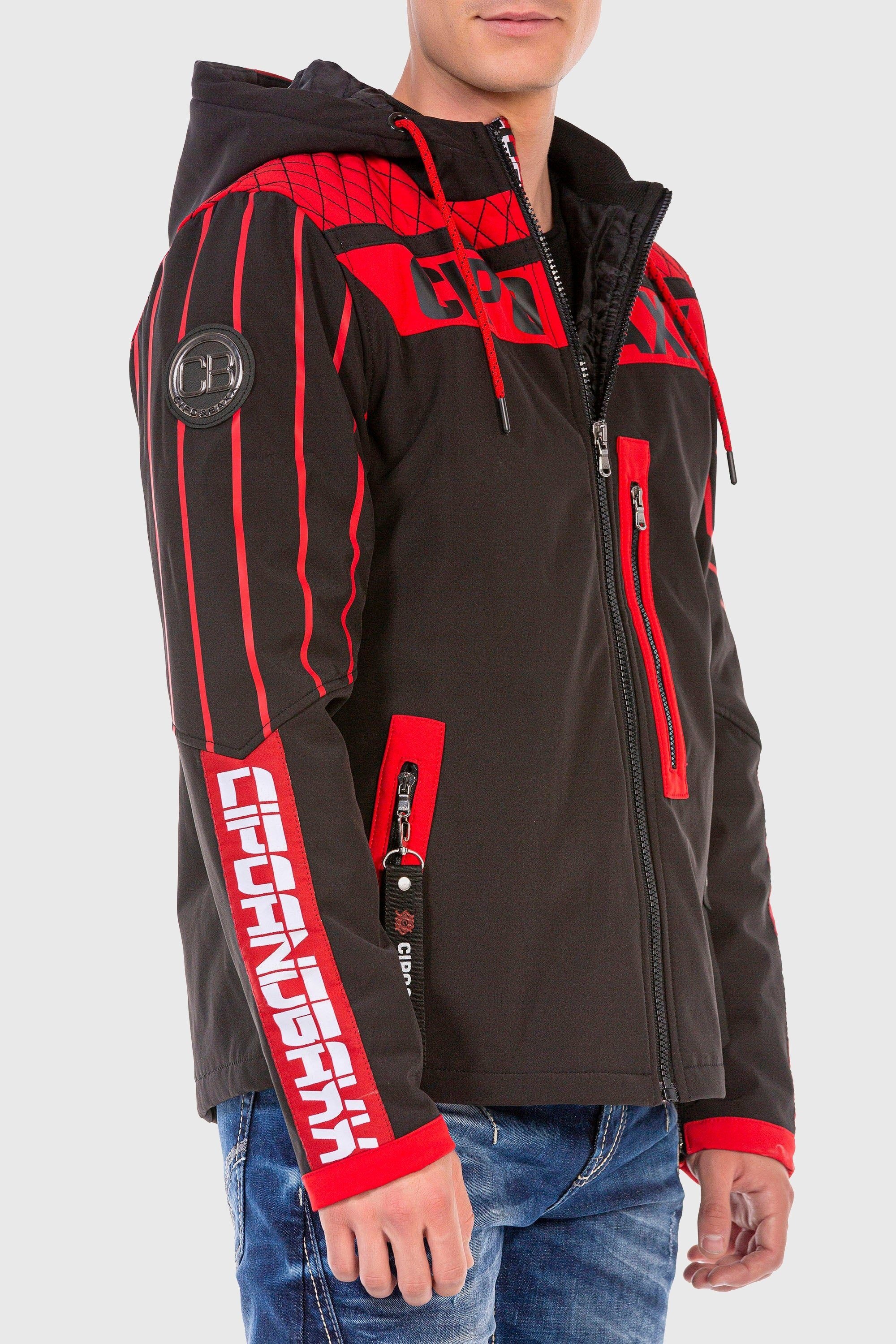 Cipo & Baxx Parka »Jacke«, mit Kapuze, im modernen Look