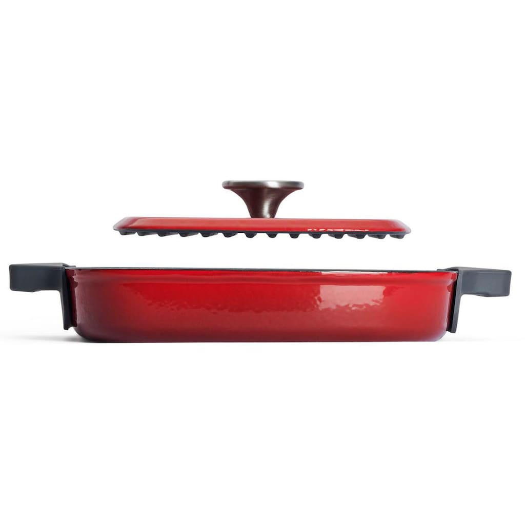 WOLL Grillpfanne »Iron«, Gusseisen, (1 tlg.), 24x24 cm, Induktion