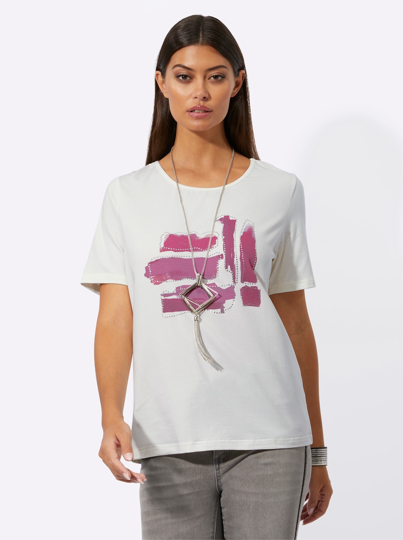 creation L Kurzarmshirt "Shirt" 1 Stk. tlg. günstig online kaufen