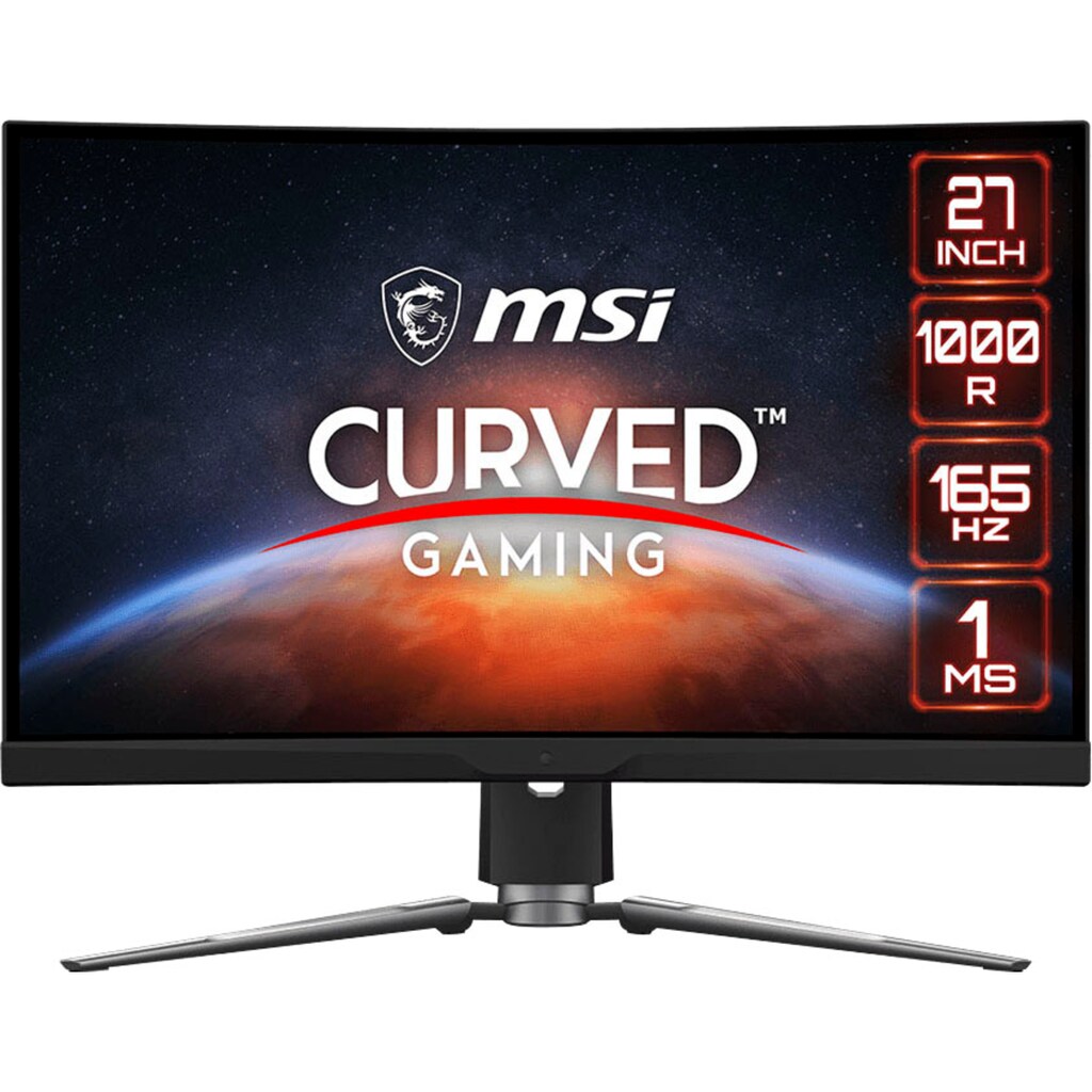 MSI Curved-Gaming-Monitor »MPG ARTYMIS 273CQR«, 69 cm/27 Zoll, 2560 x 1440 px, WQHD, 1 ms Reaktionszeit, 165 Hz