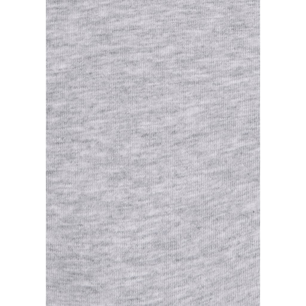 Damenmode Cotton made in Africa Bench. String, (4 St.), mit weichem Logo-Webbündchen grau + navy