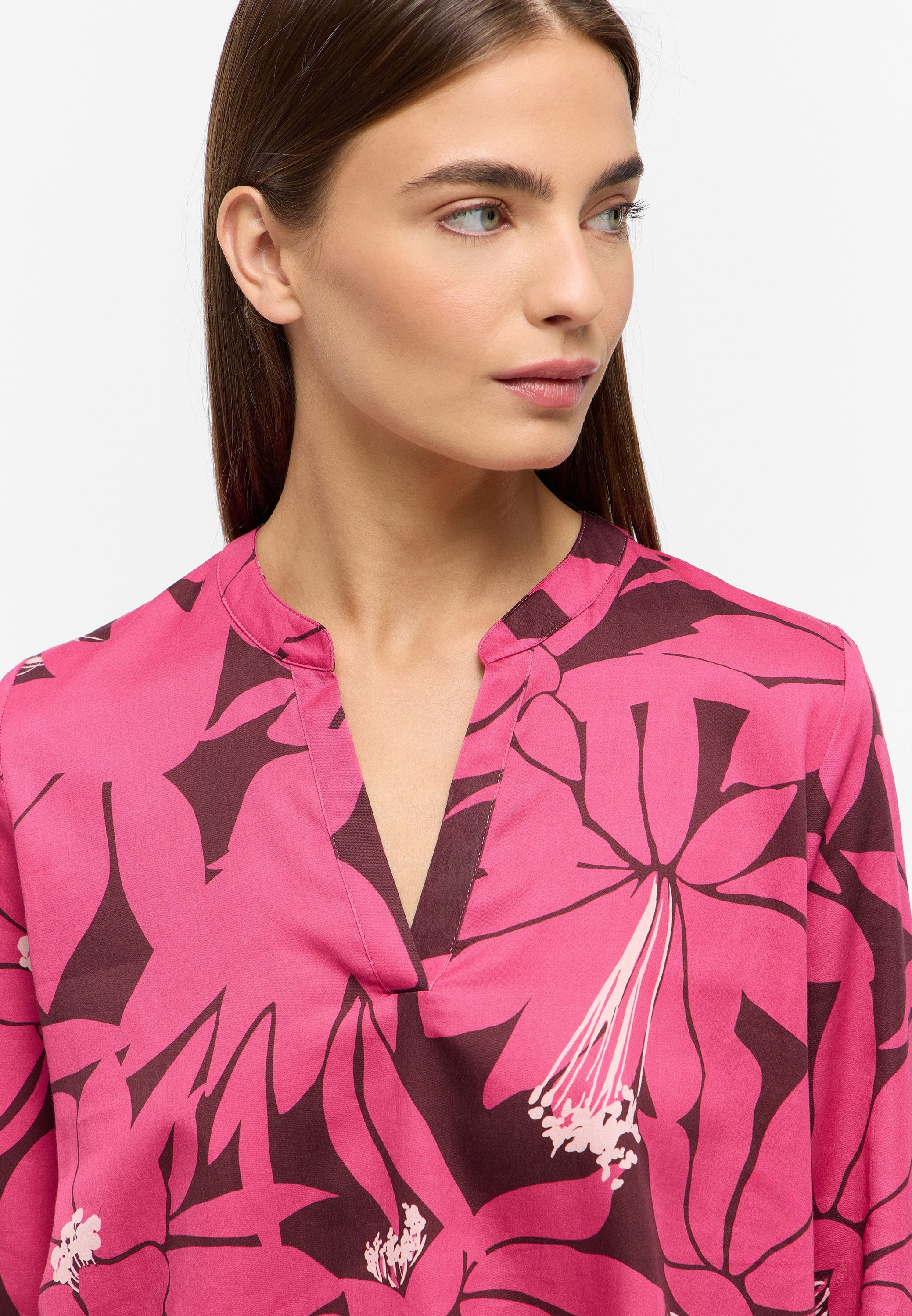 Eterna Longbluse »LOOSE FIT«, EASY IRON (bügelleicht)